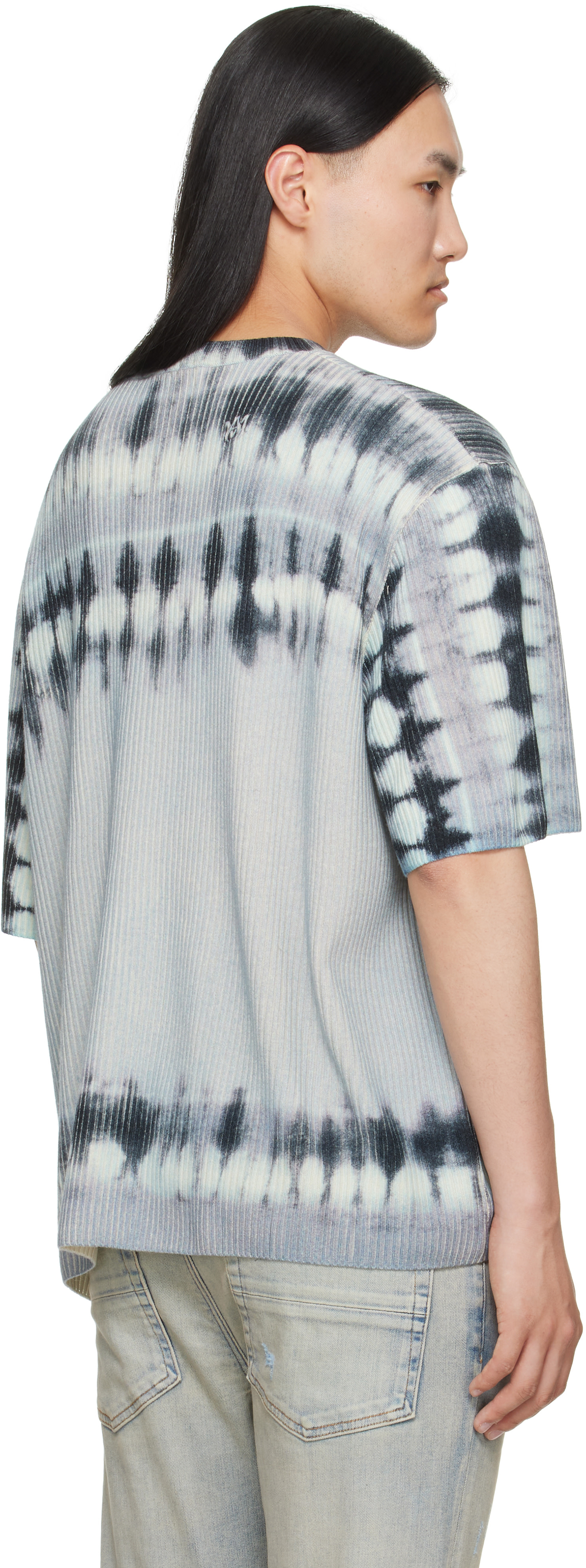 AMIRI アミリ　タイダイ　Tシャツ AMIRI: ブルー MA タイダイ Tシャツ | SSENSE 日本