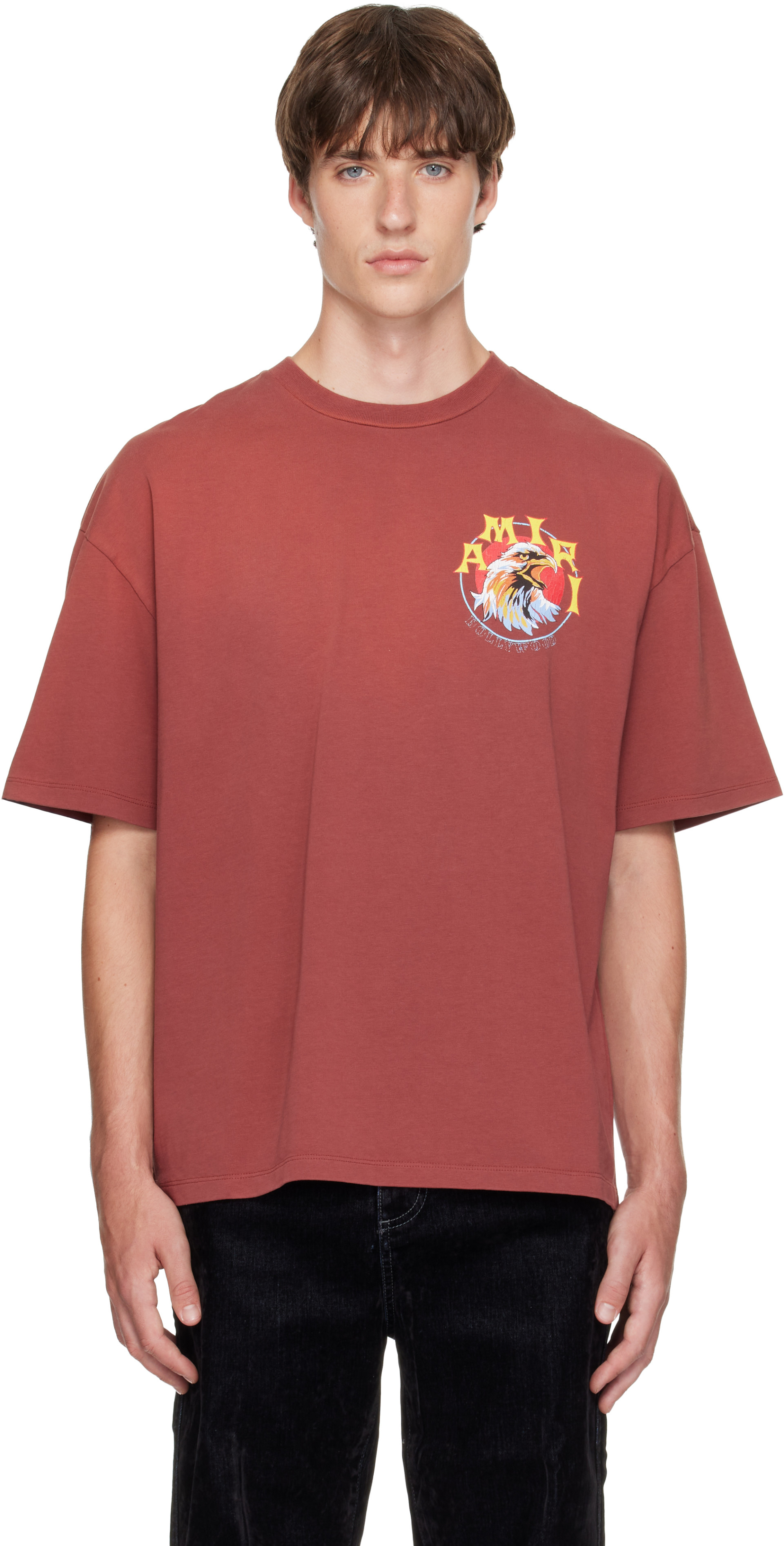 AMIRI - レッド 'Amiri Eagle' OS Tシャツ