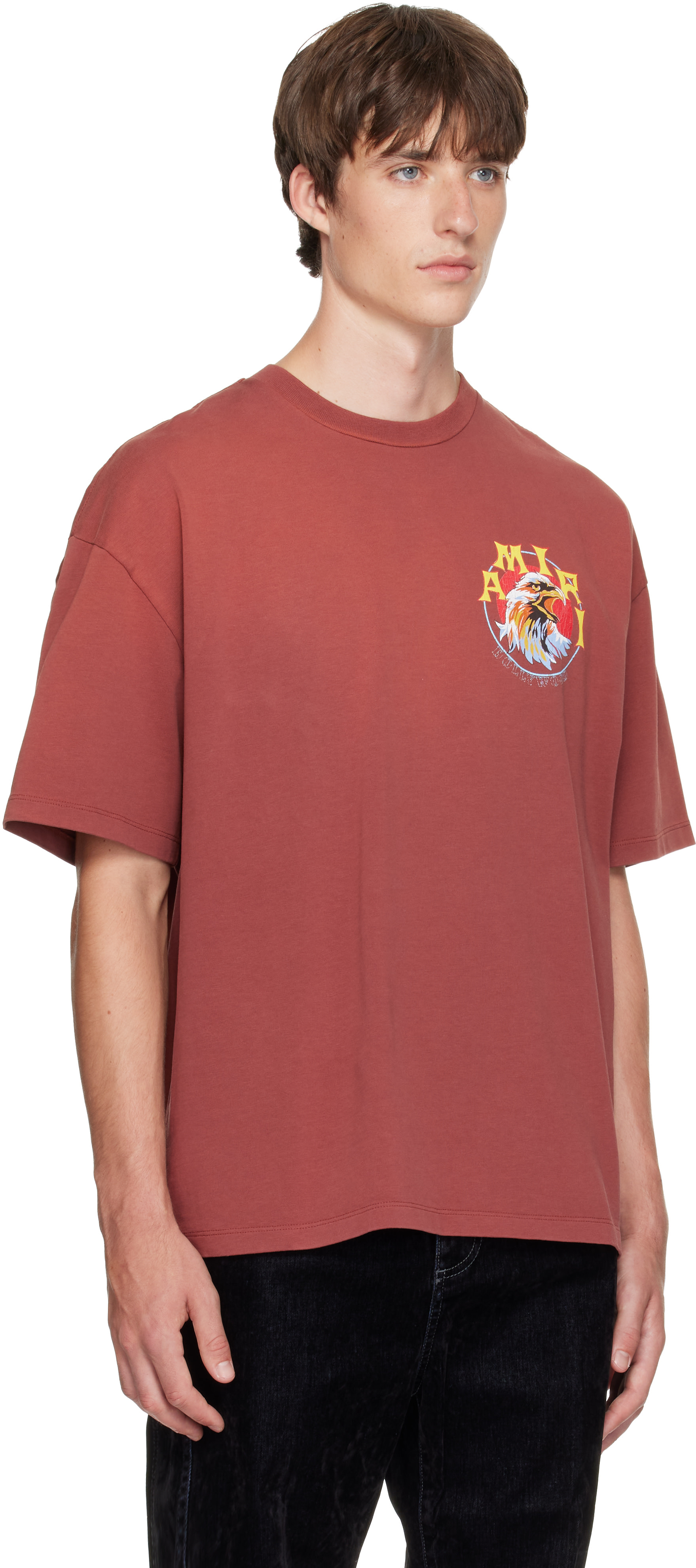AMIRI - レッド 'Amiri Eagle' OS Tシャツ