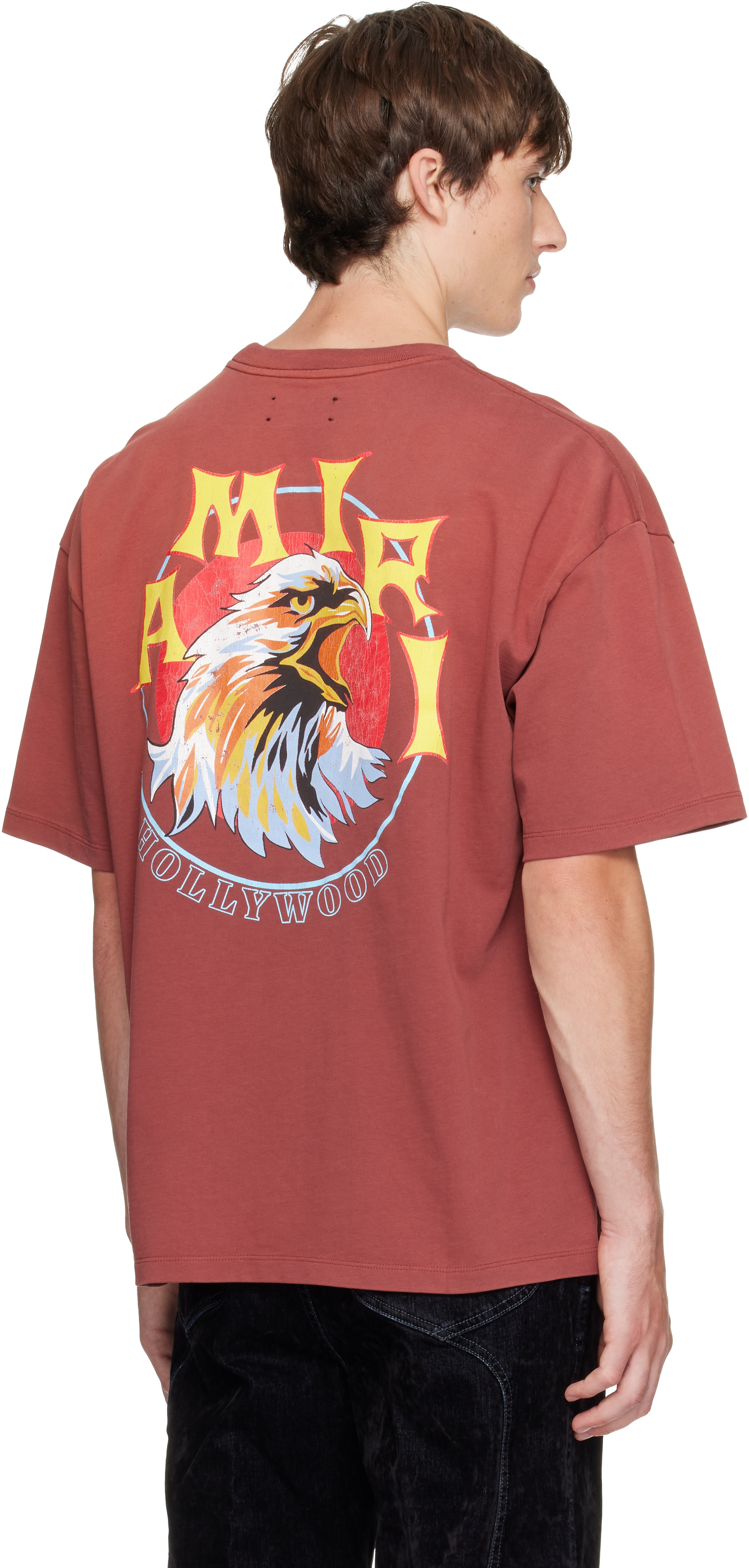 AMIRI - レッド 'Amiri Eagle' OS Tシャツ