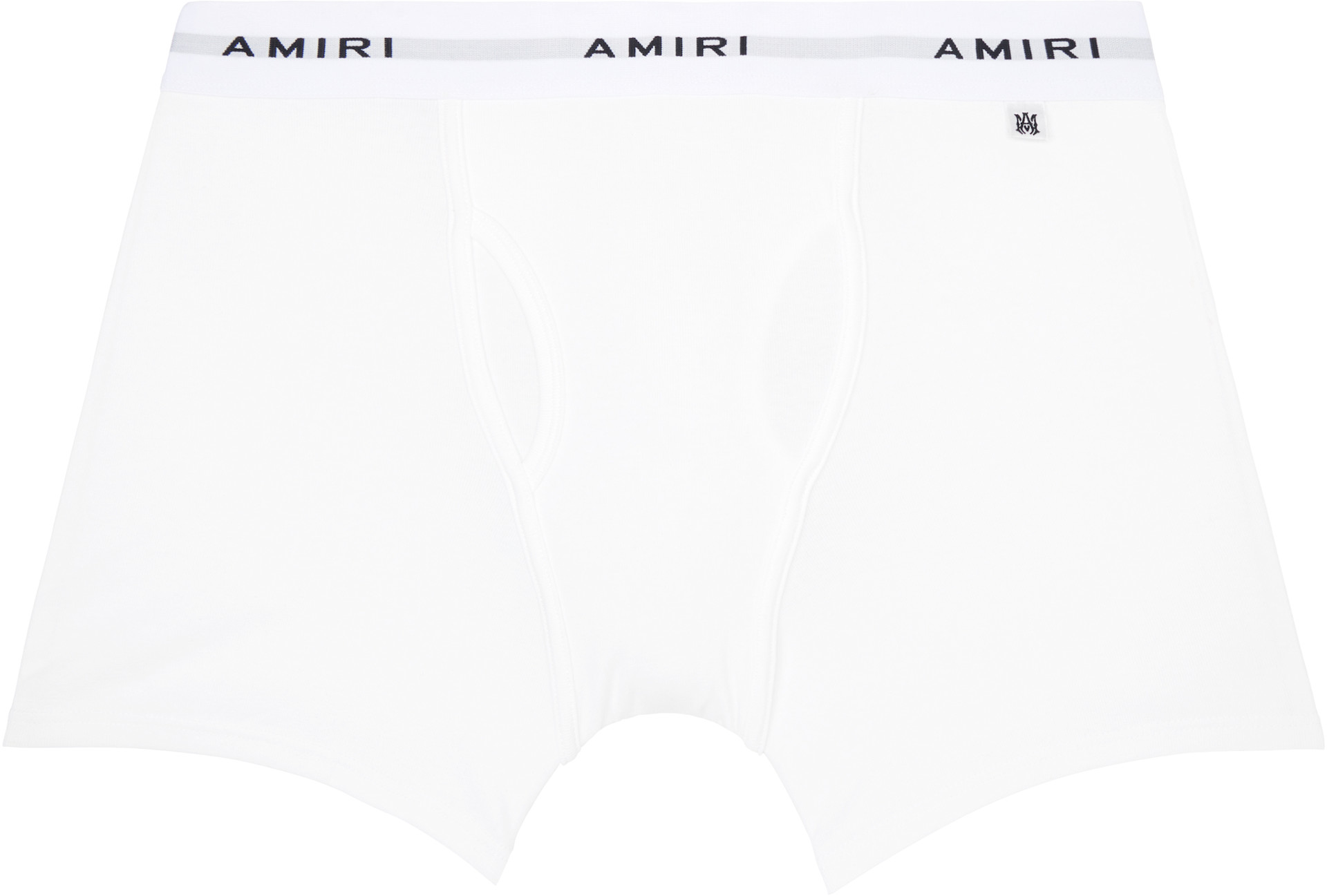 AMIRI - Ensemble de deux slips blancs à logos