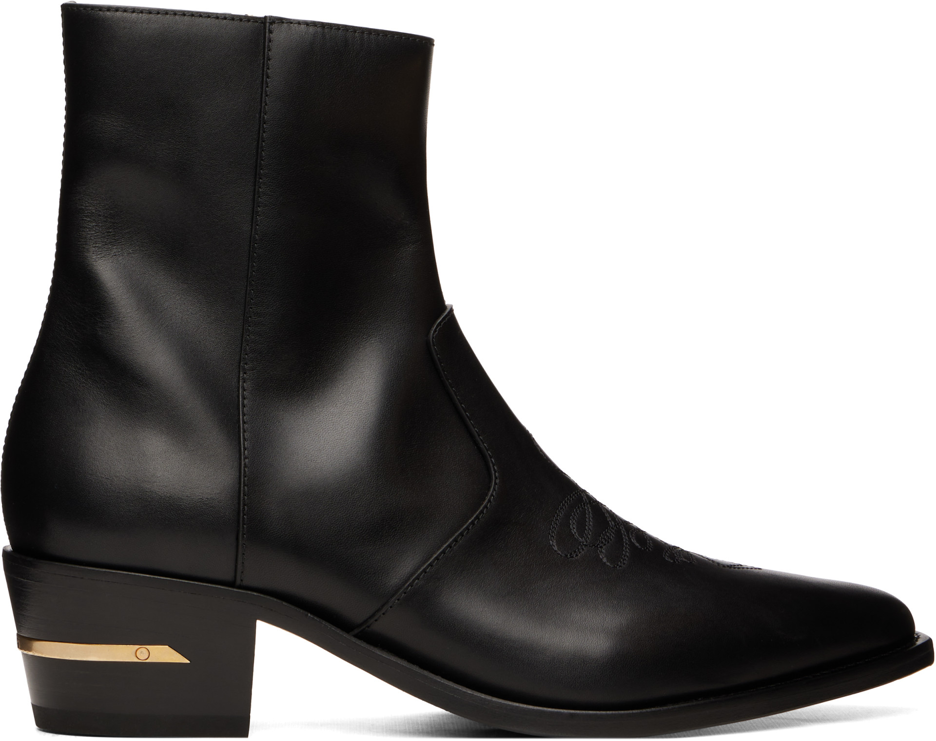 AMIRI - Black Leather Ryder Boots