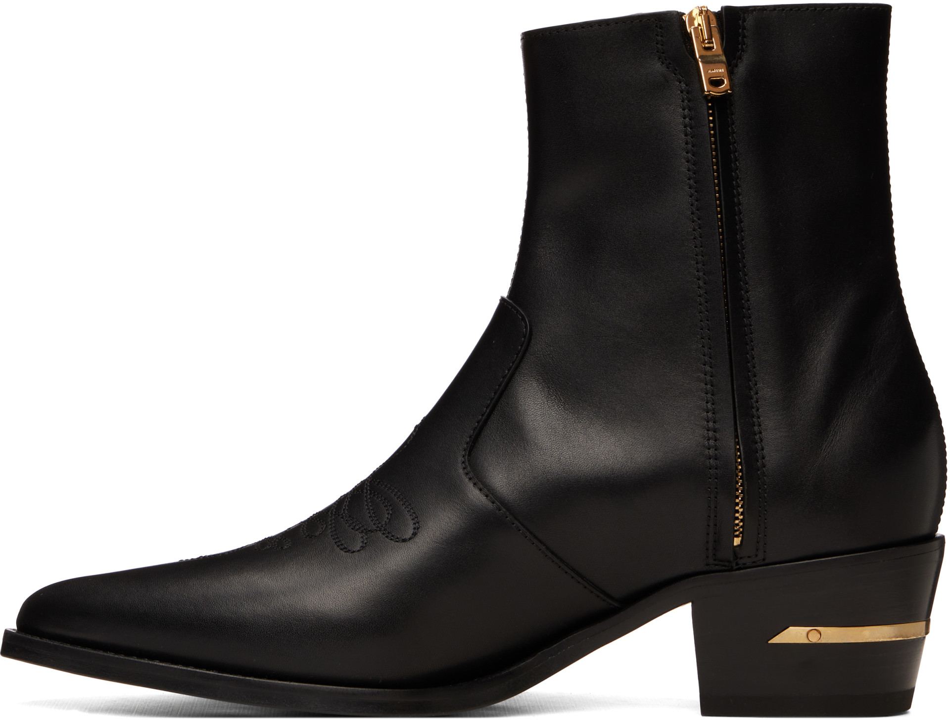 AMIRI - Black Leather Ryder Boots