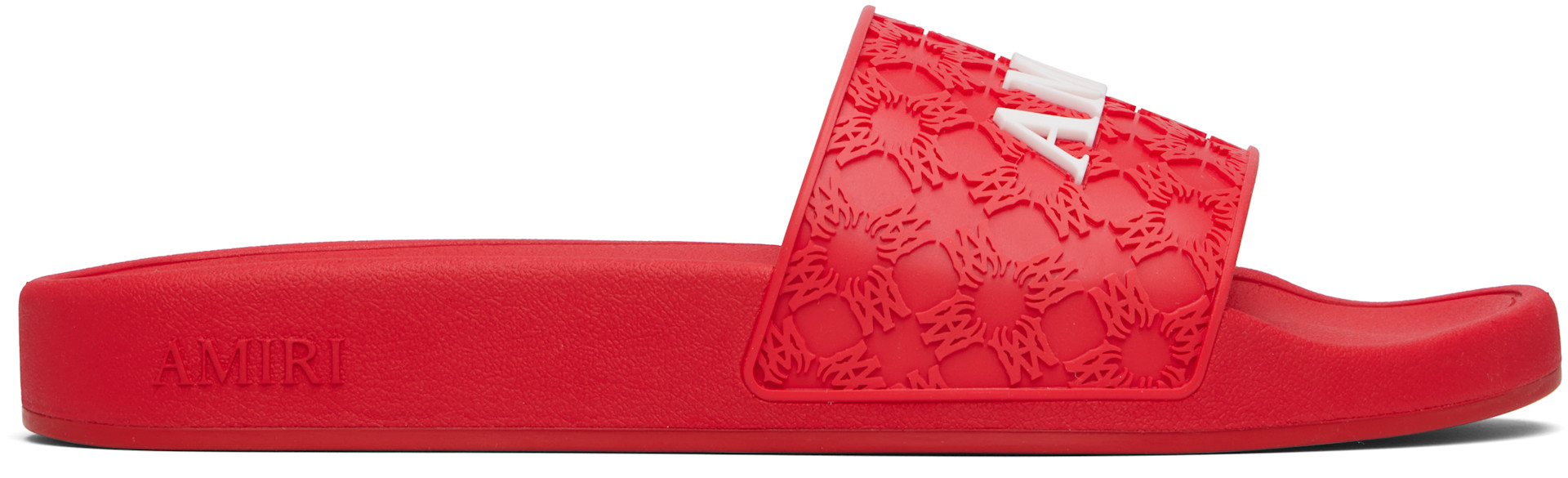 AMIRI - Red MA Quad Pool Slides