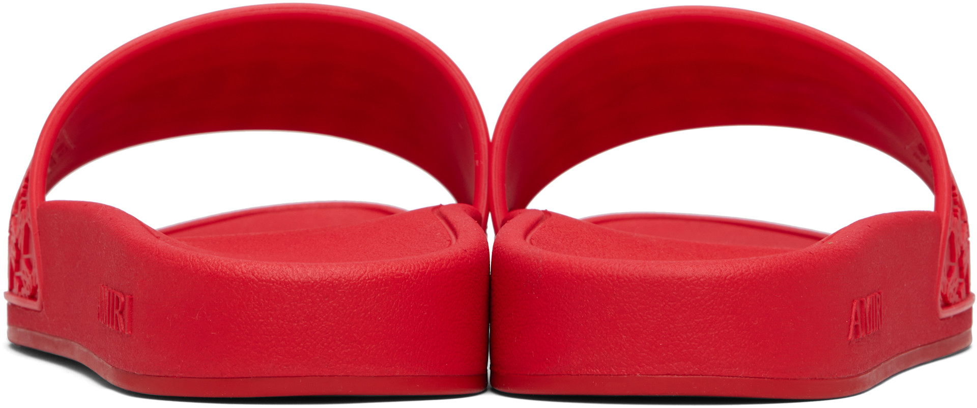 AMIRI - Red MA Quad Pool Slides