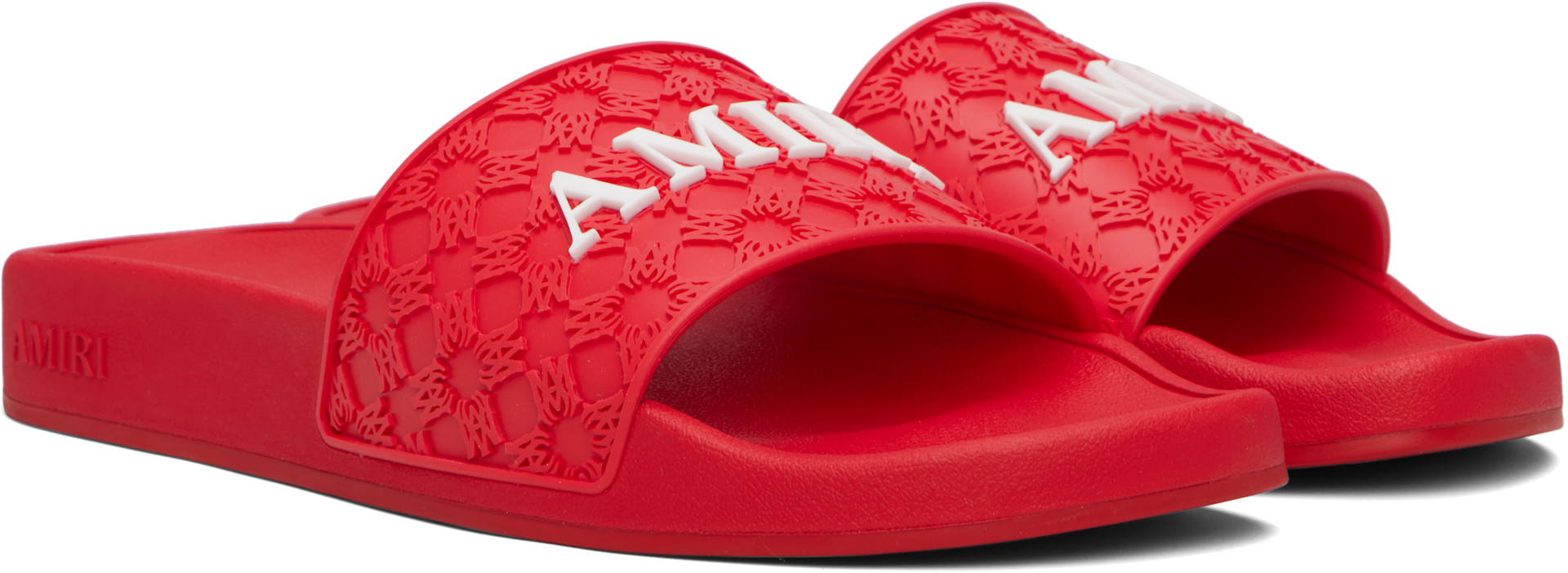 AMIRI - Red MA Quad Pool Slides