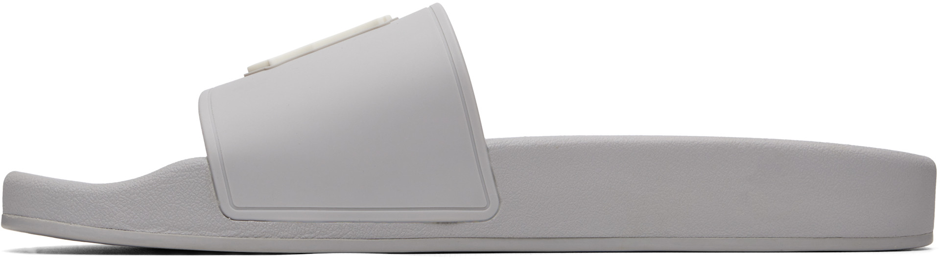 AMIRI - Gray 'MA' Pool Slides
