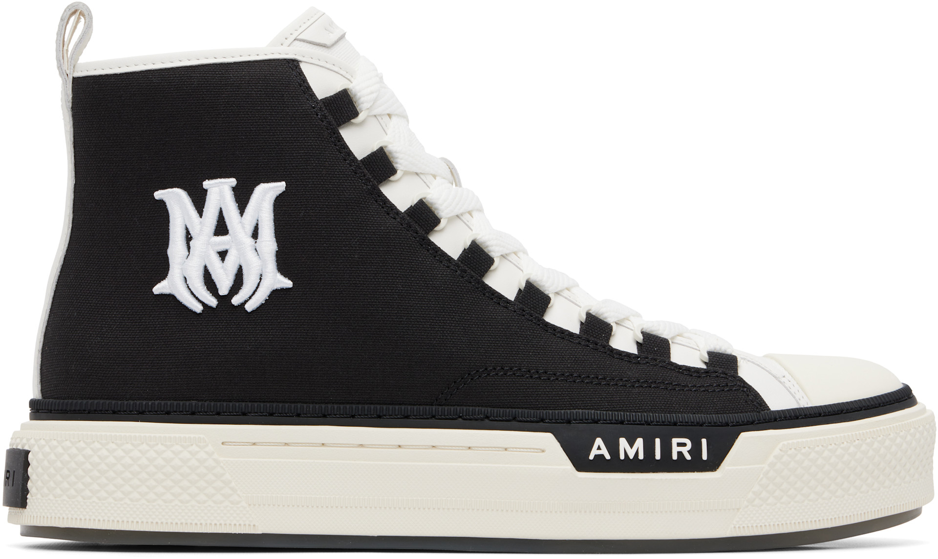 AMIRI: Black MA Court Hi Sneakers | SSENSE