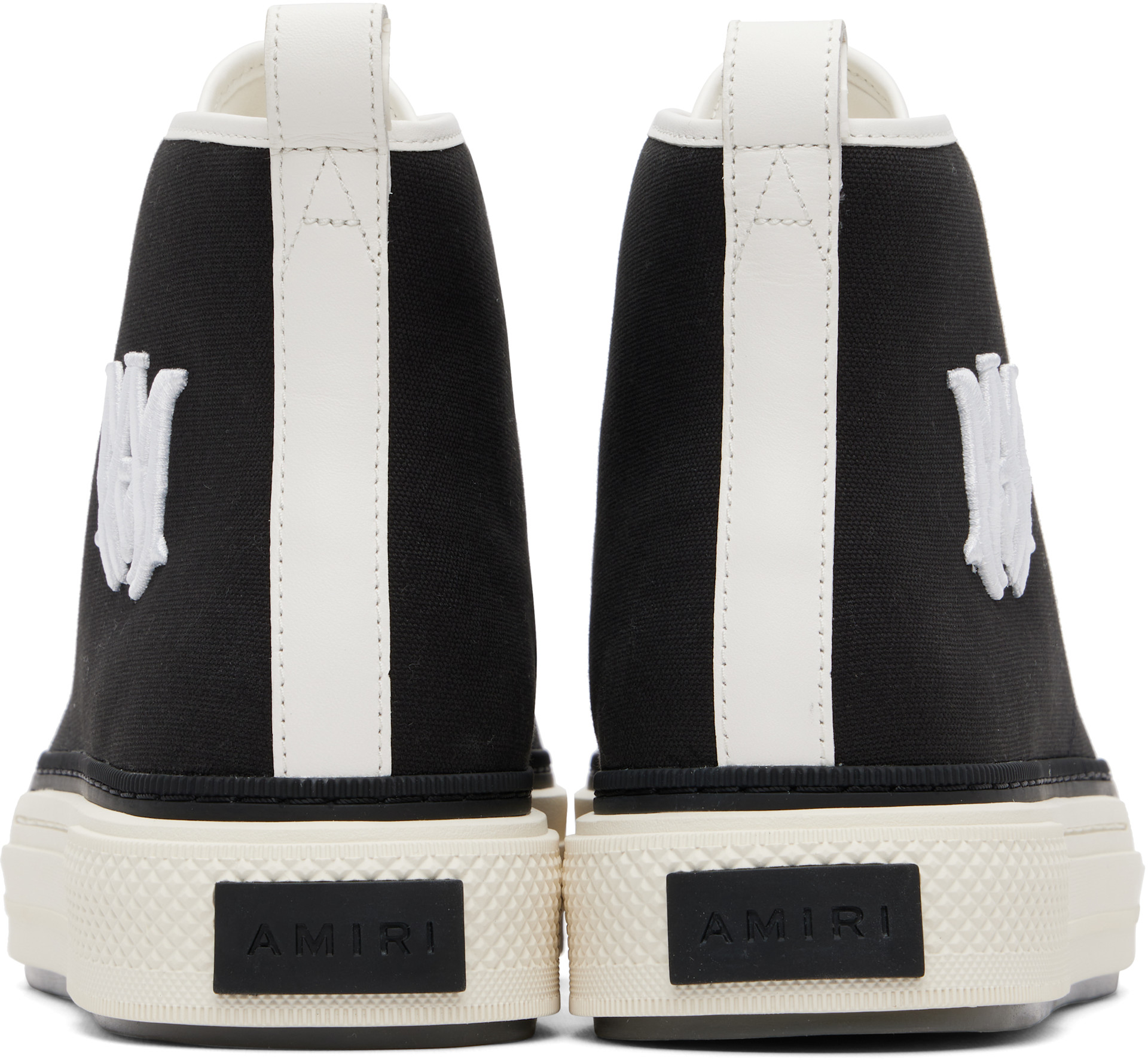 AMIRI: Black MA Court Hi Sneakers | SSENSE