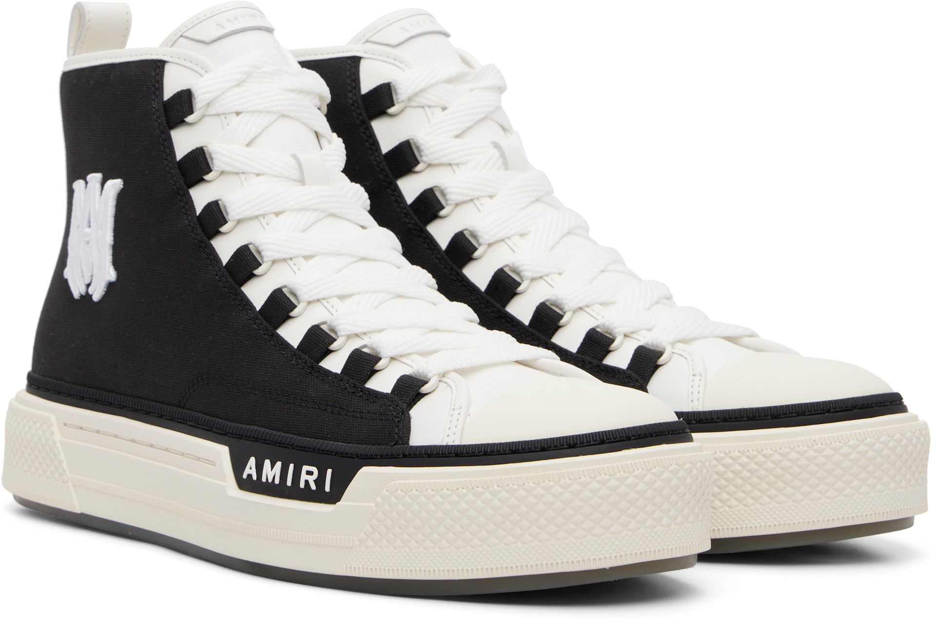 AMIRI: Black MA Court Hi Sneakers | SSENSE