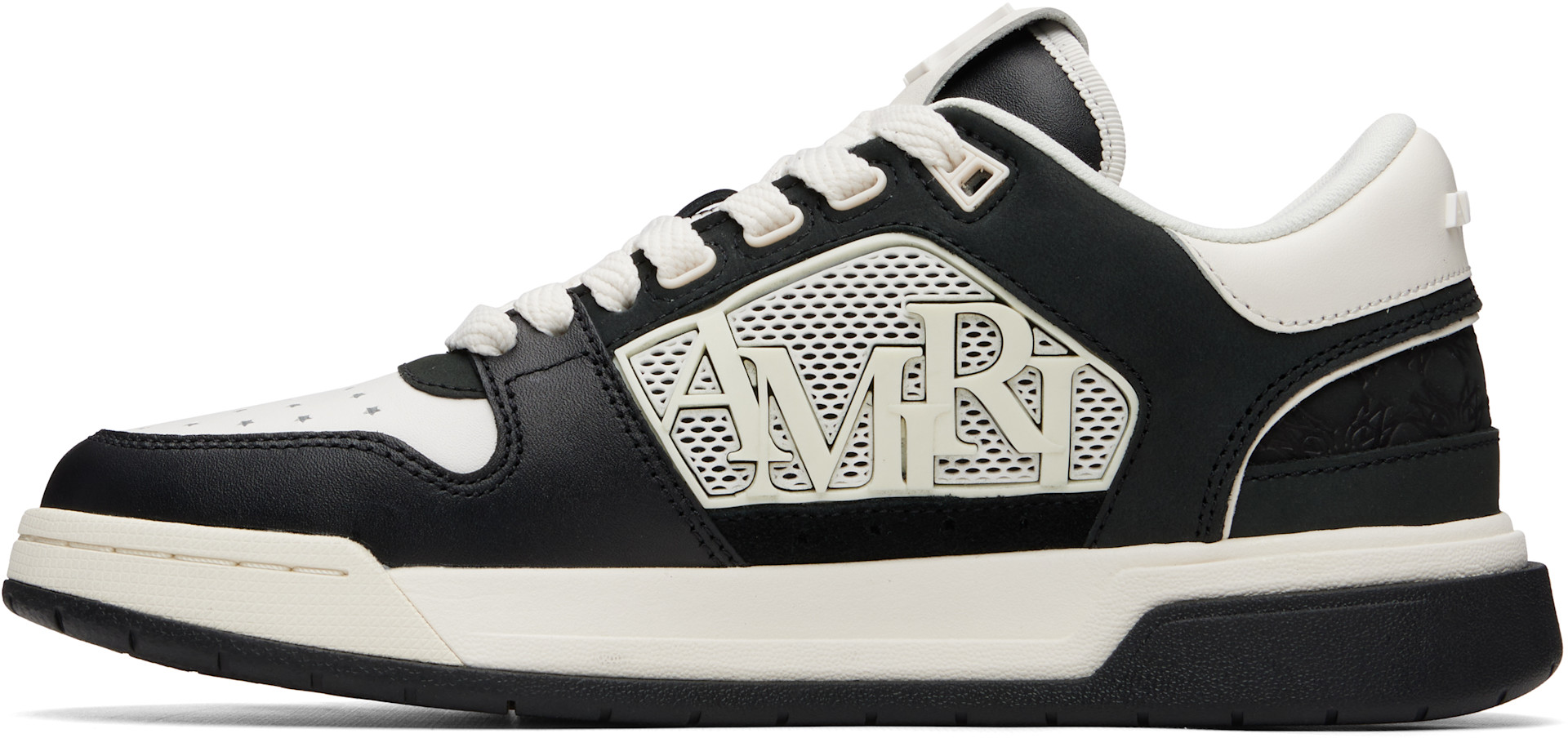 AMIRI: ブラック＆ホワイト MA Quad Debossed Classic Low スニーカー