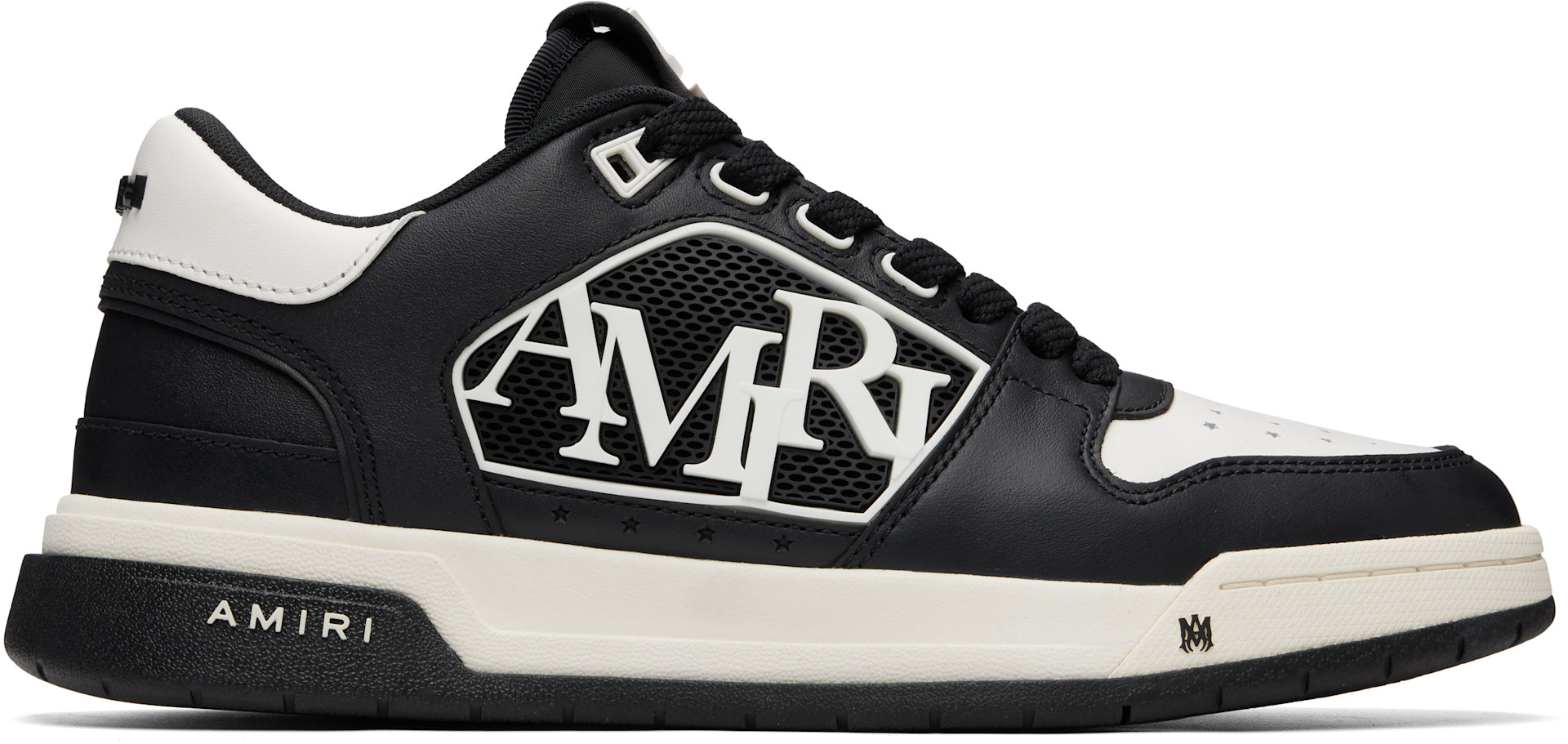 AMIRI - Baskets basses noir et blanc