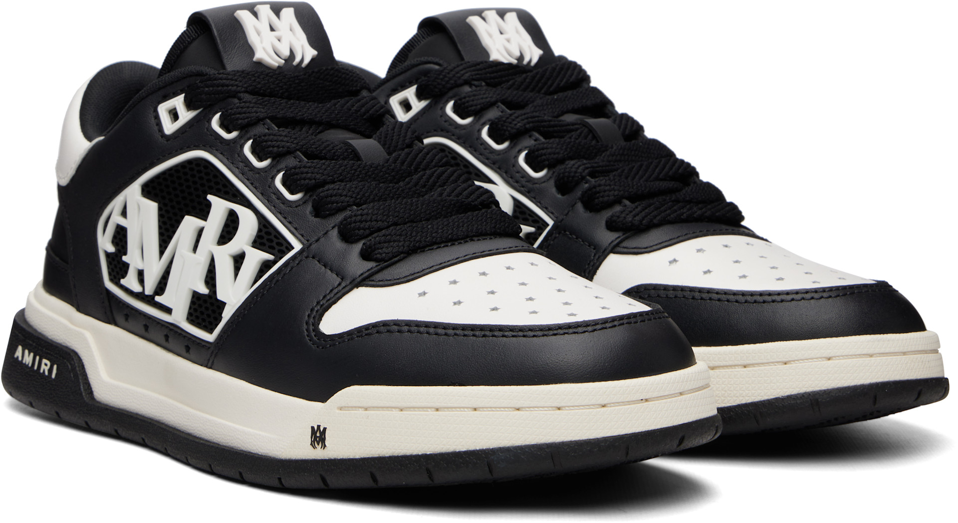 AMIRI - Baskets basses noir et blanc