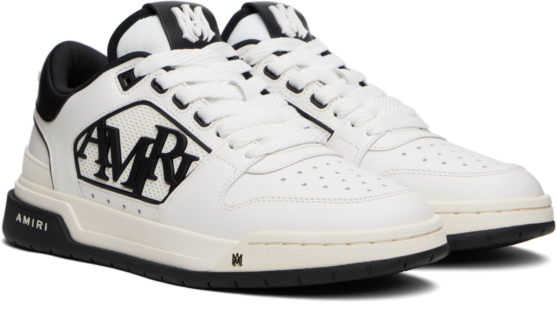 AMIRI - Baskets basses blanc et noir