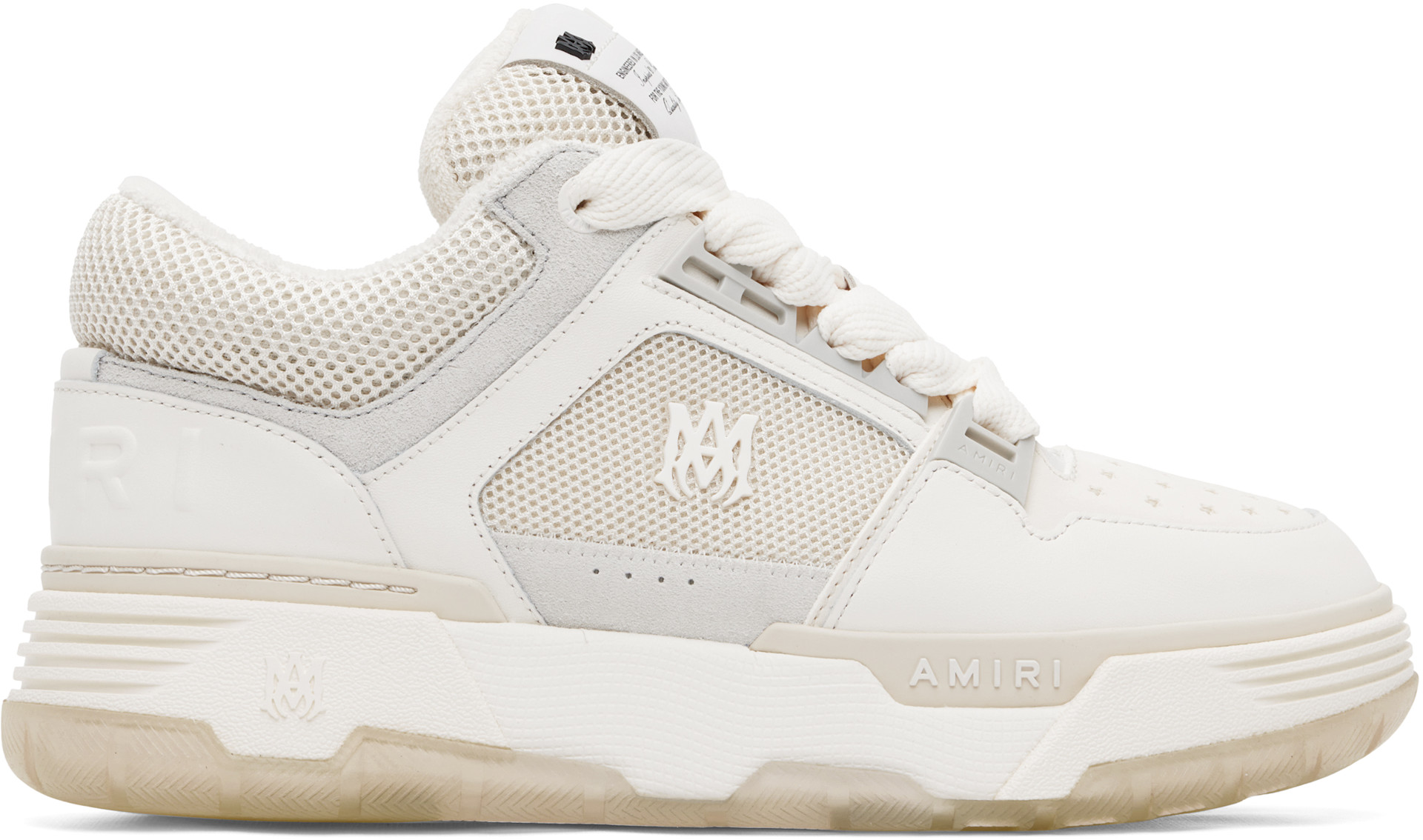 AMIRI - Baskets MA-1 blanc cassé