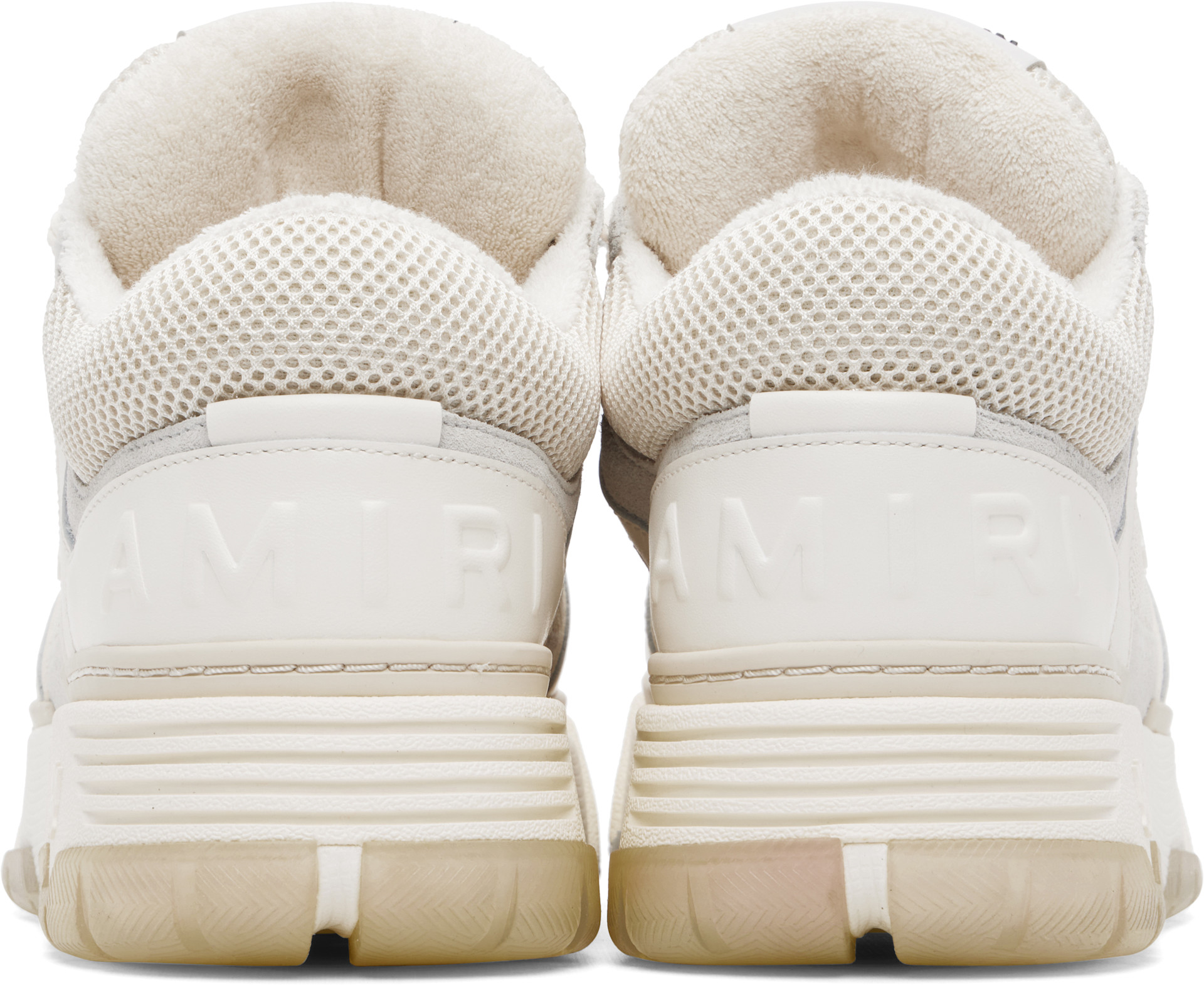 AMIRI - Baskets MA-1 blanc cassé
