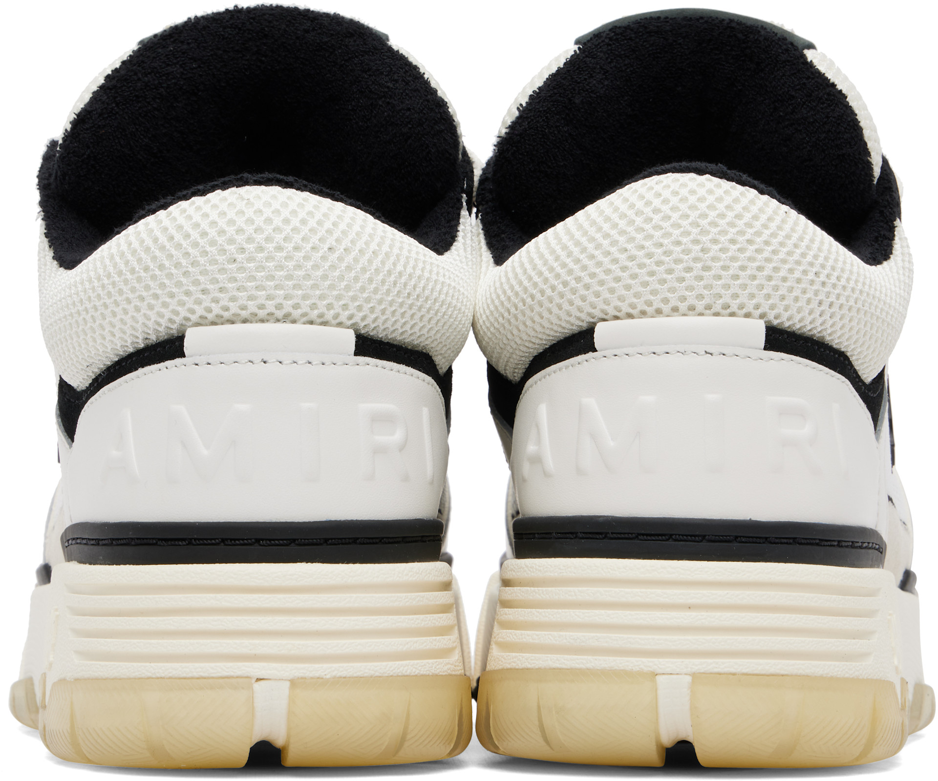AMIRI - Baskets MA-1 noir et blanc