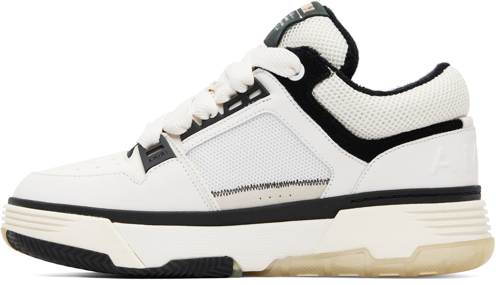 AMIRI - Baskets MA-1 noir et blanc