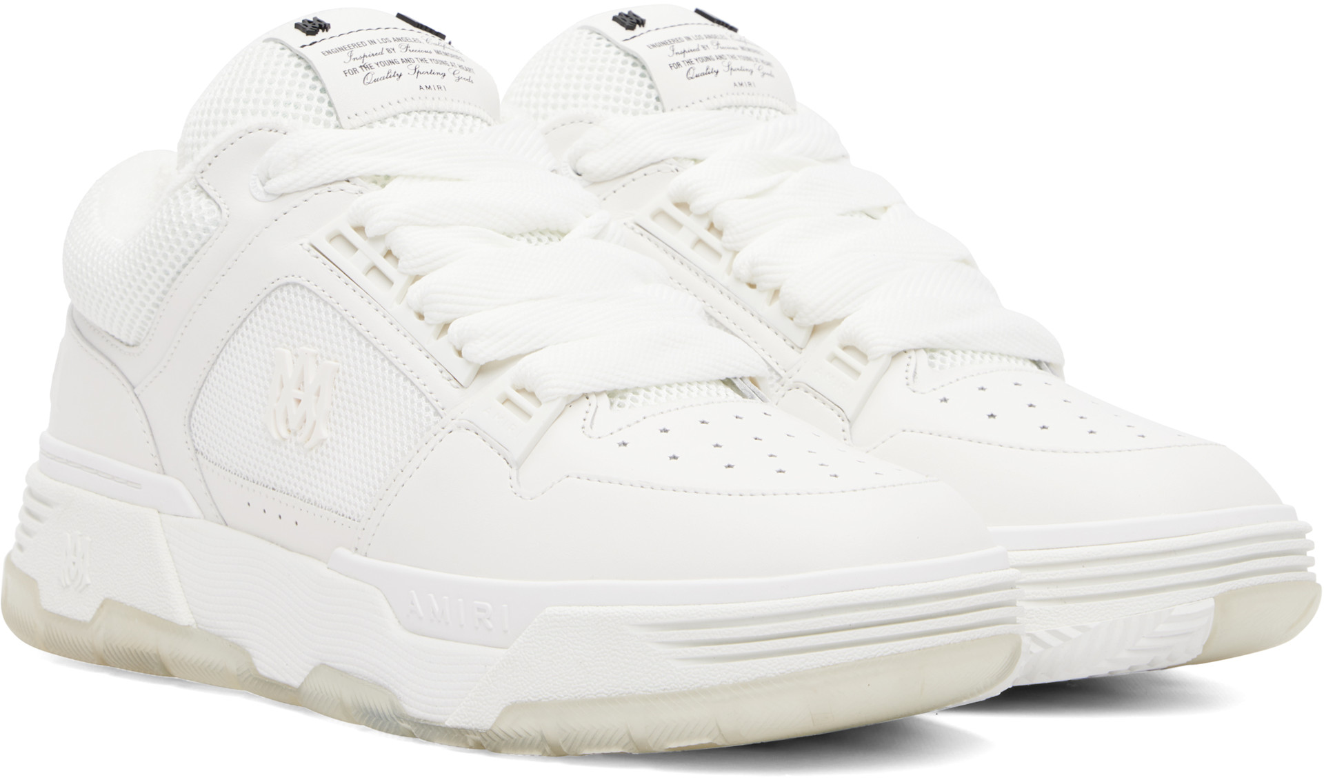 AMIRI - Baskets MA-1 blanches