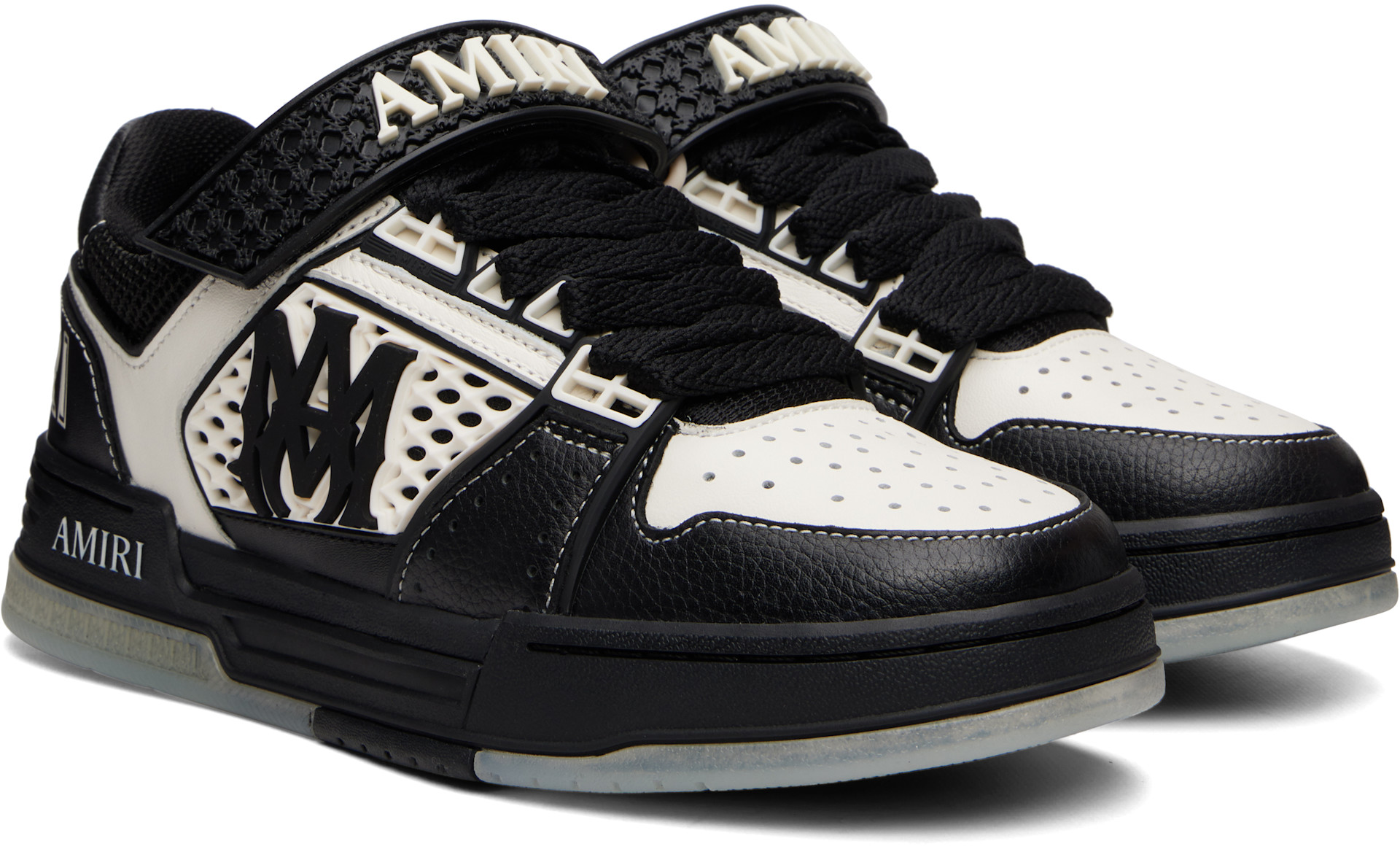AMIRI - Baskets Skyline noir et blanc
