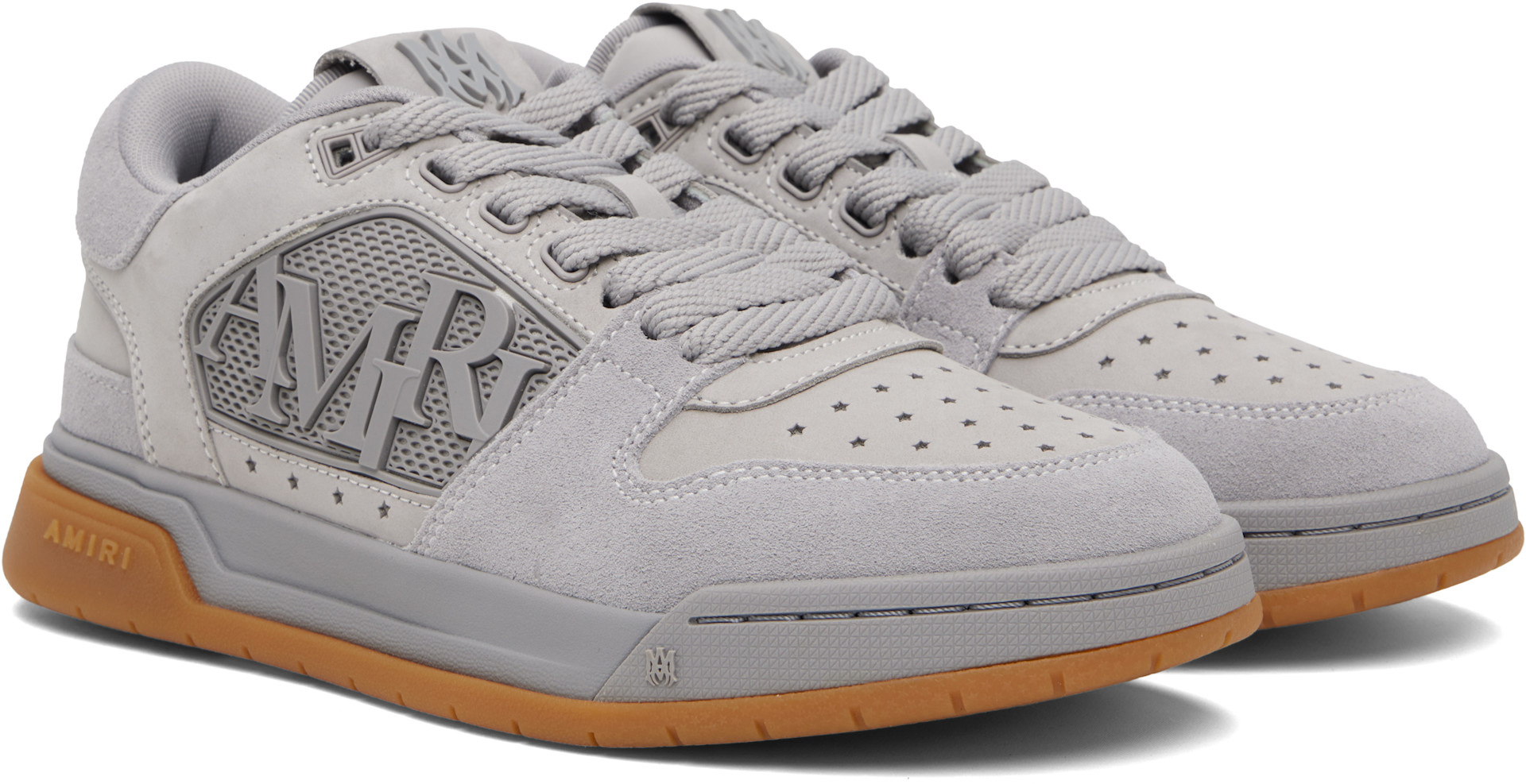 AMIRI - Gray Classic Low Sneakers