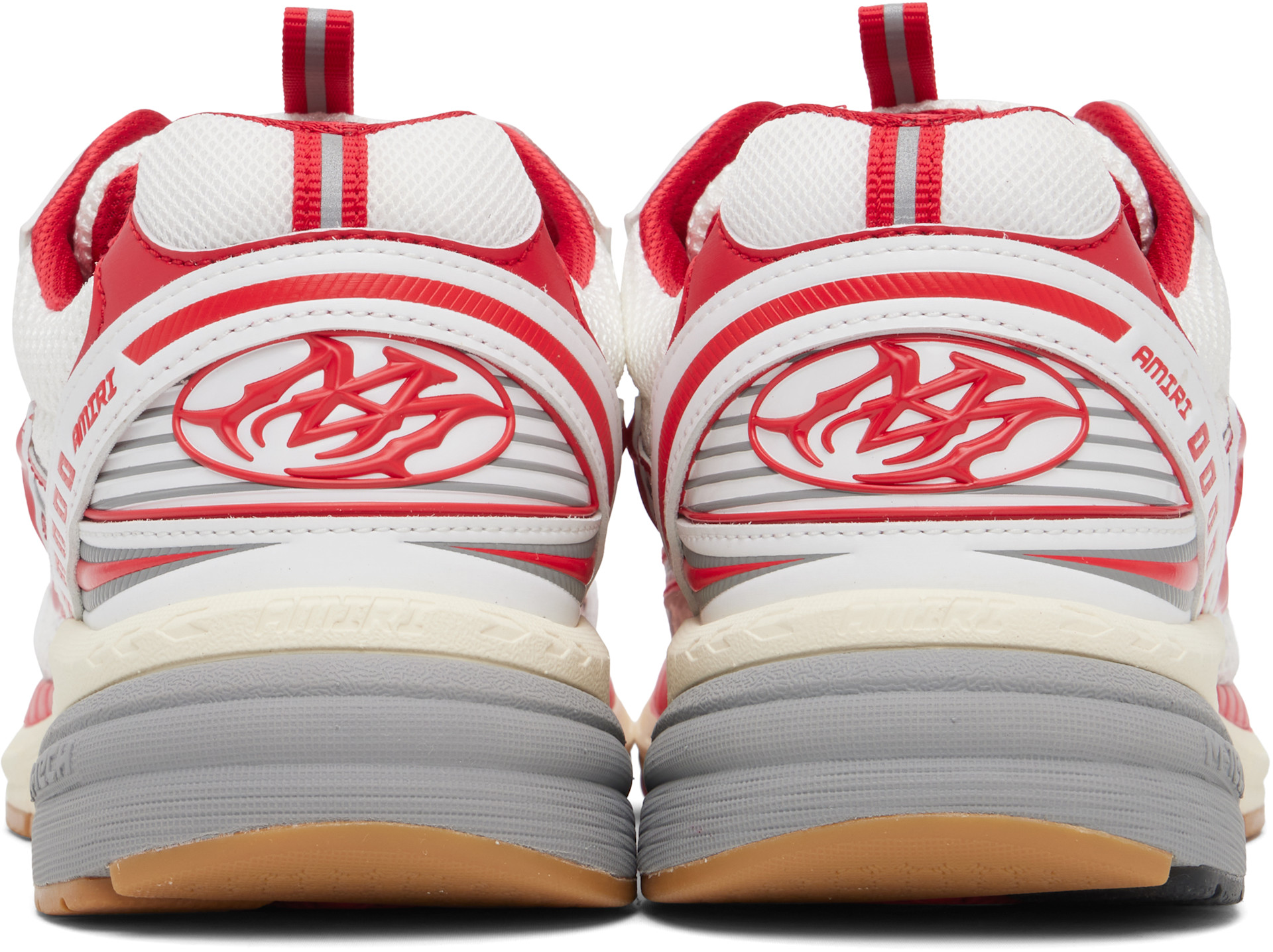 AMIRI - White & Red M-Tech Sneakers