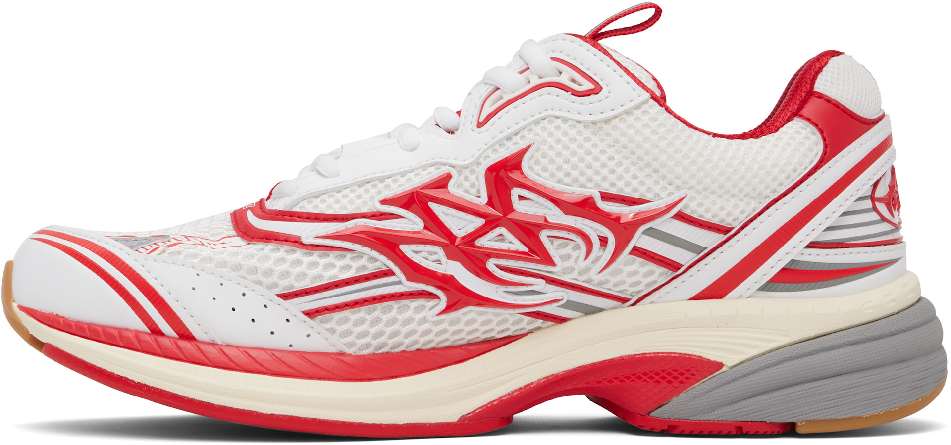AMIRI - Baskets M-Tech blanc et rouge