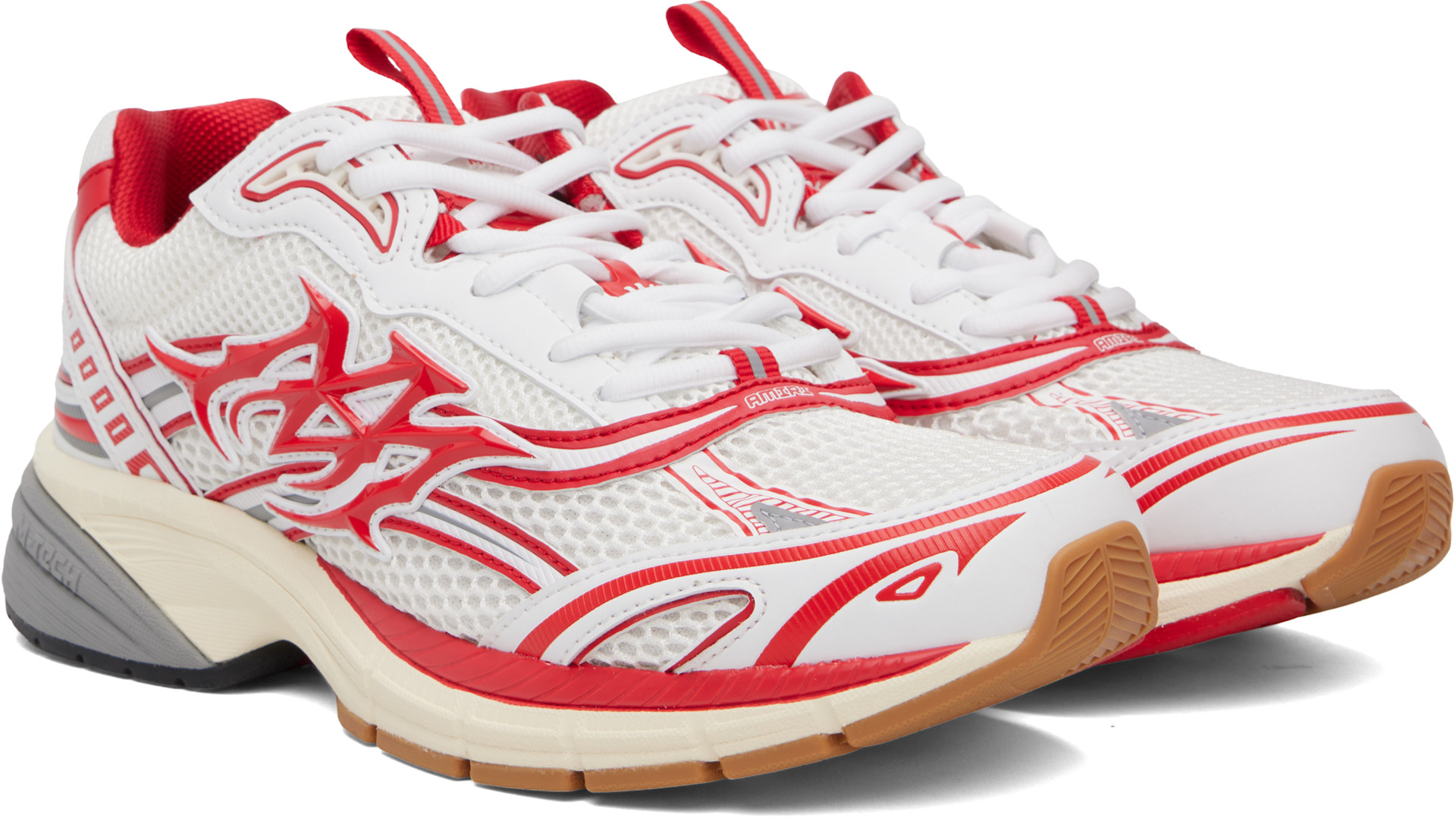 AMIRI - Baskets M-Tech blanc et rouge