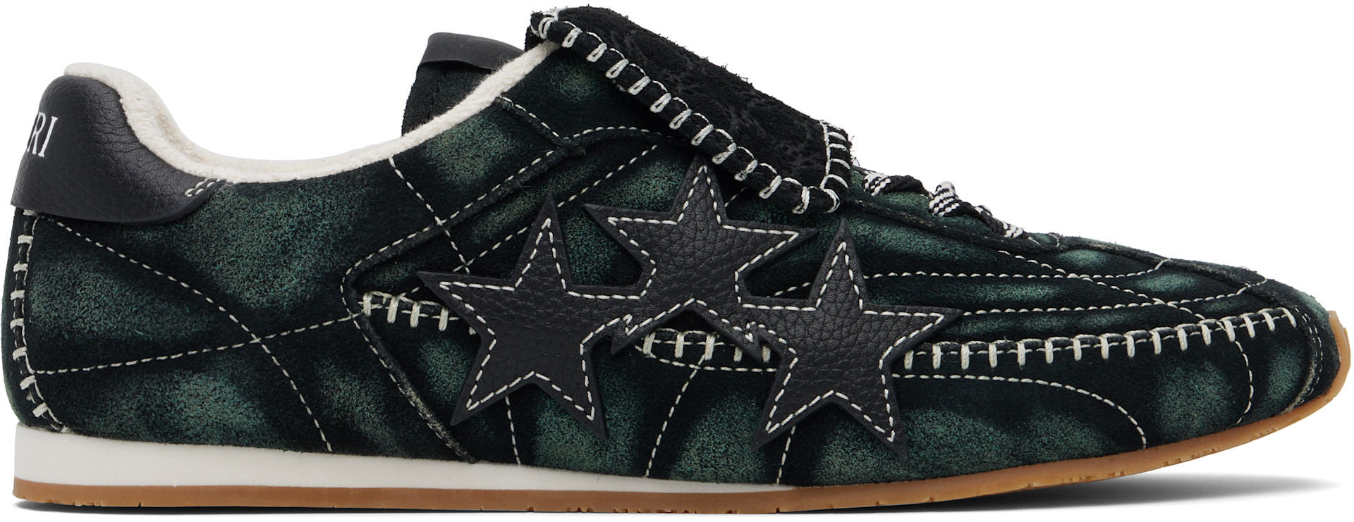 AMIRI - Baskets Pacific noir et vert