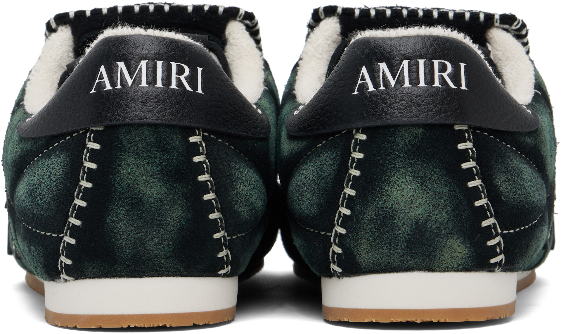 AMIRI - Baskets Pacific noir et vert