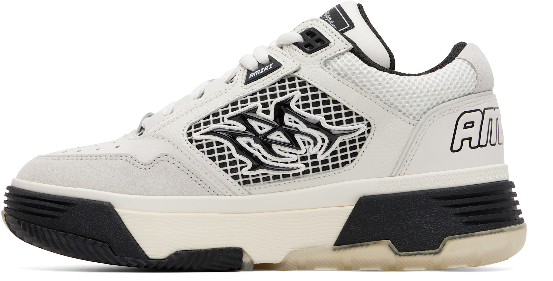 AMIRI - Baskets MA-94 blanc et noir