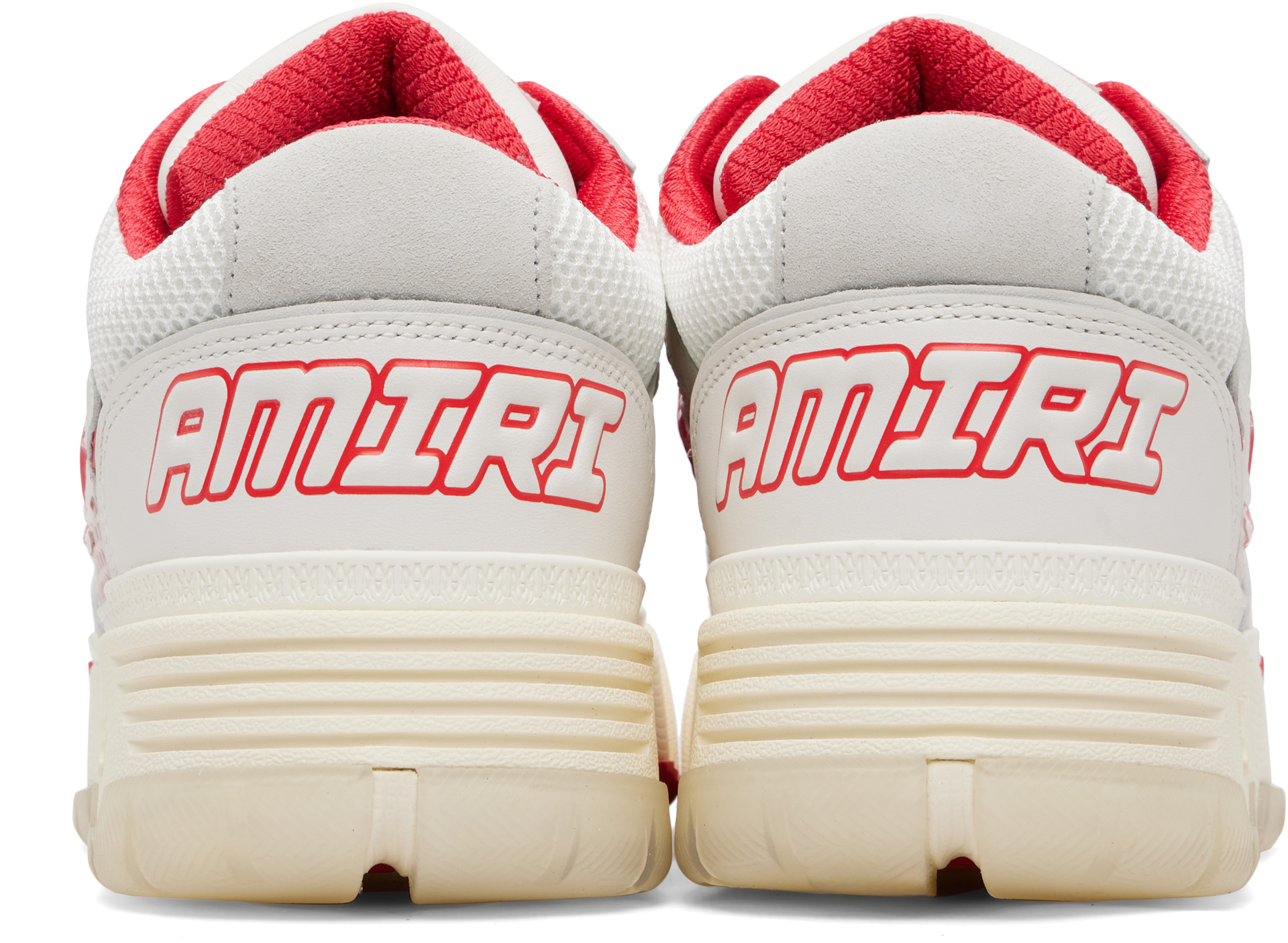 AMIRI - Baskets MA-94 blanc et rouge