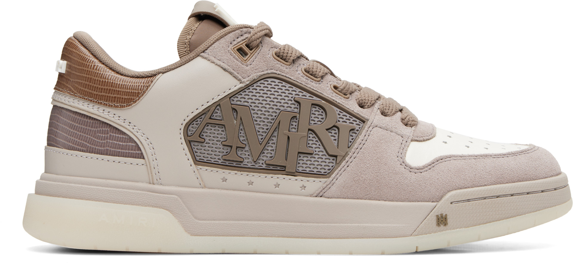 AMIRI - Baskets basses taupe