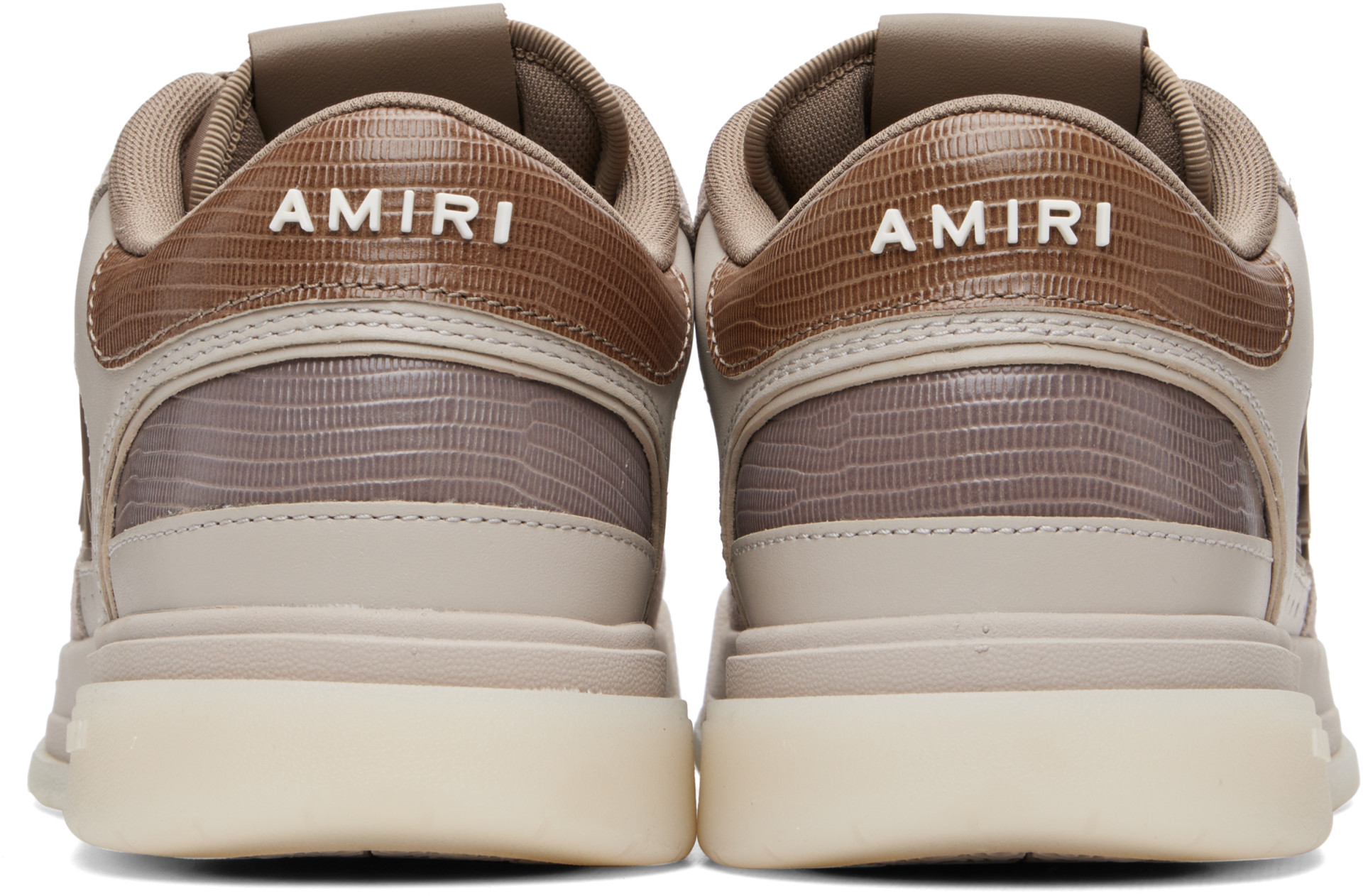 AMIRI - Baskets basses taupe