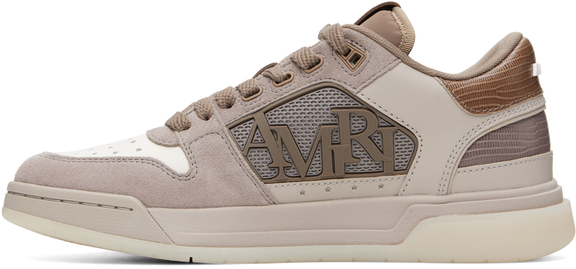 AMIRI - Baskets basses taupe