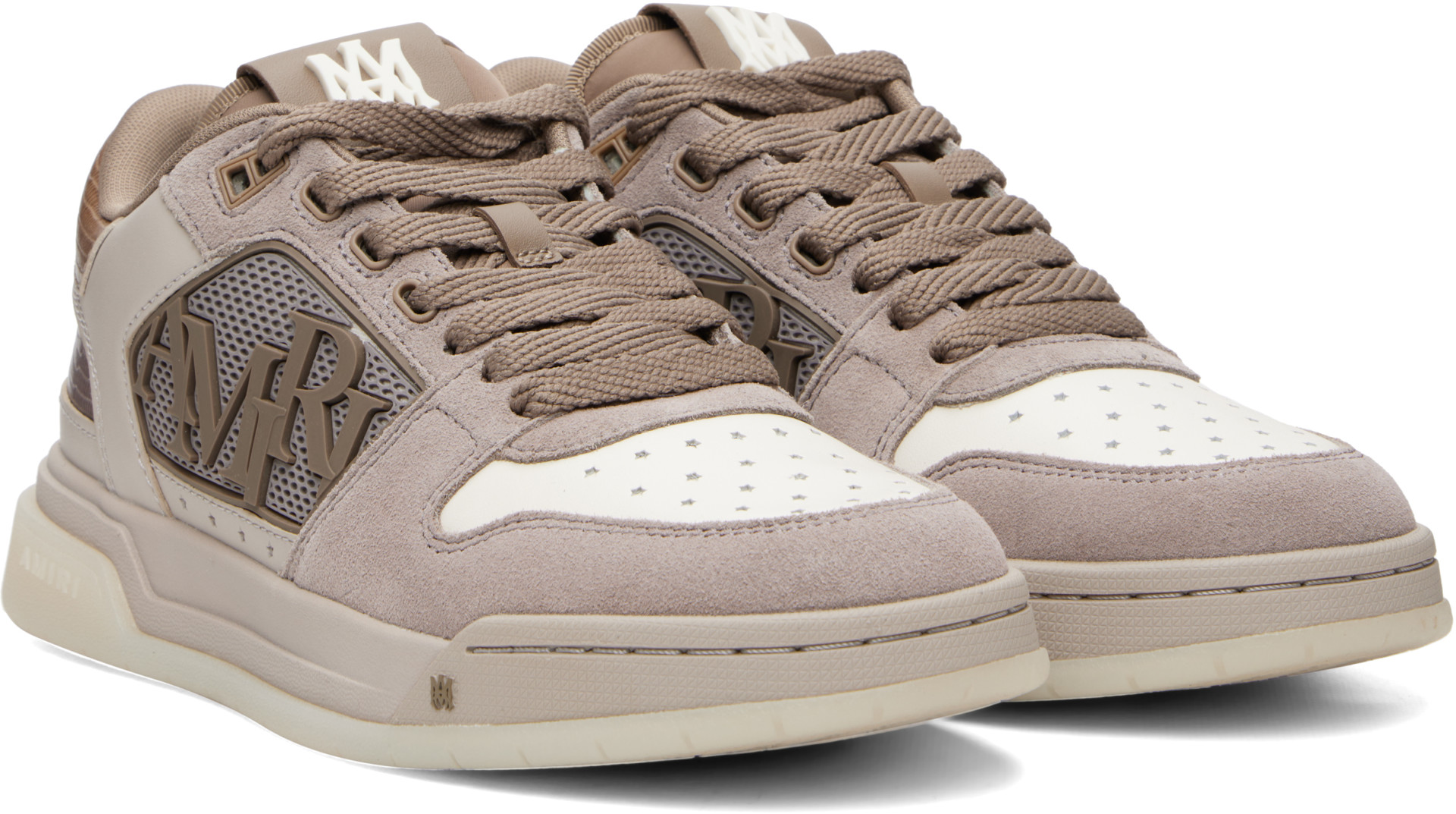 AMIRI - Baskets basses taupe