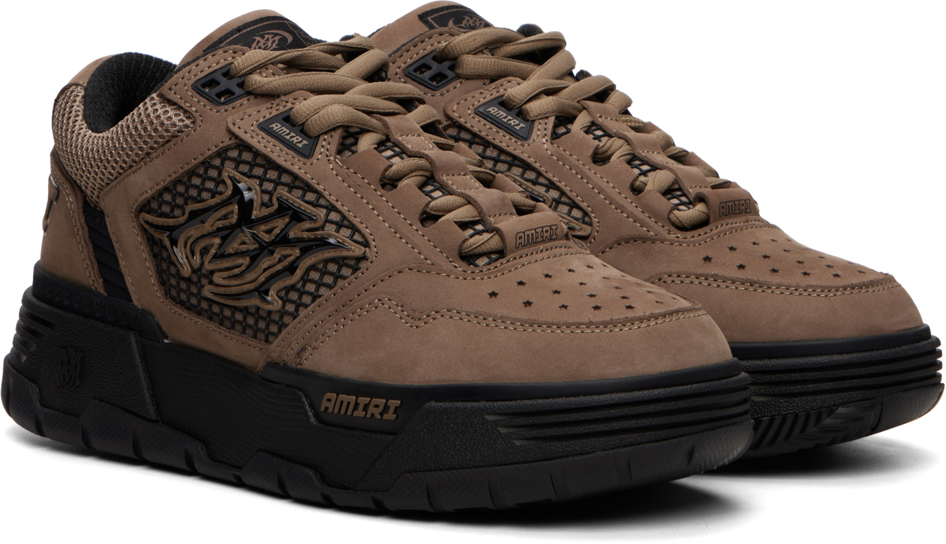 AMIRI - Baskets MA-94 taupe