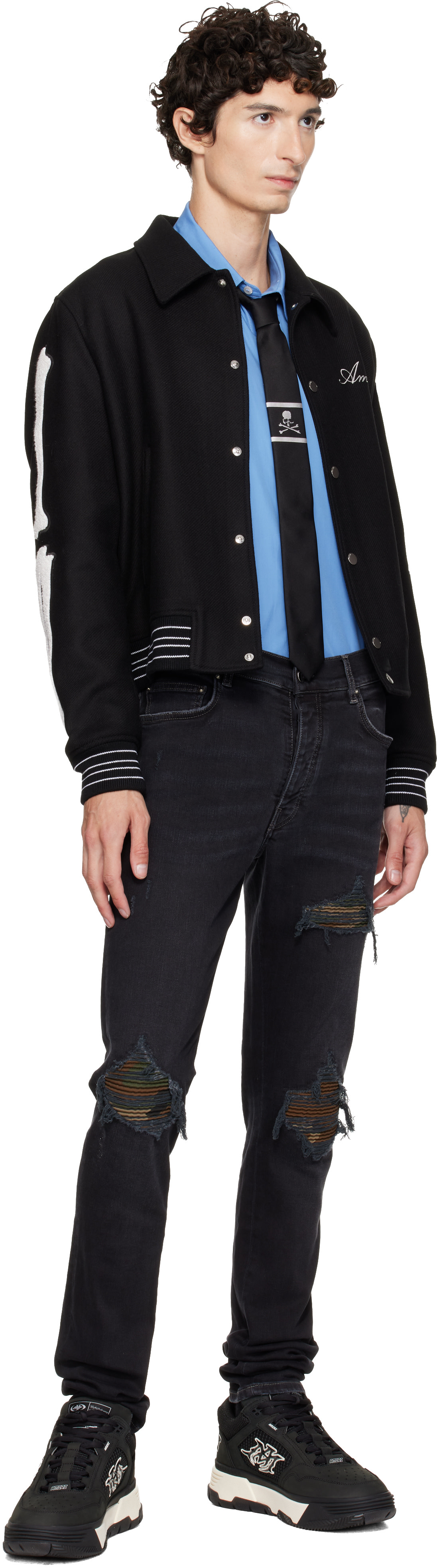 AMIRI - Baskets MA-94 noires