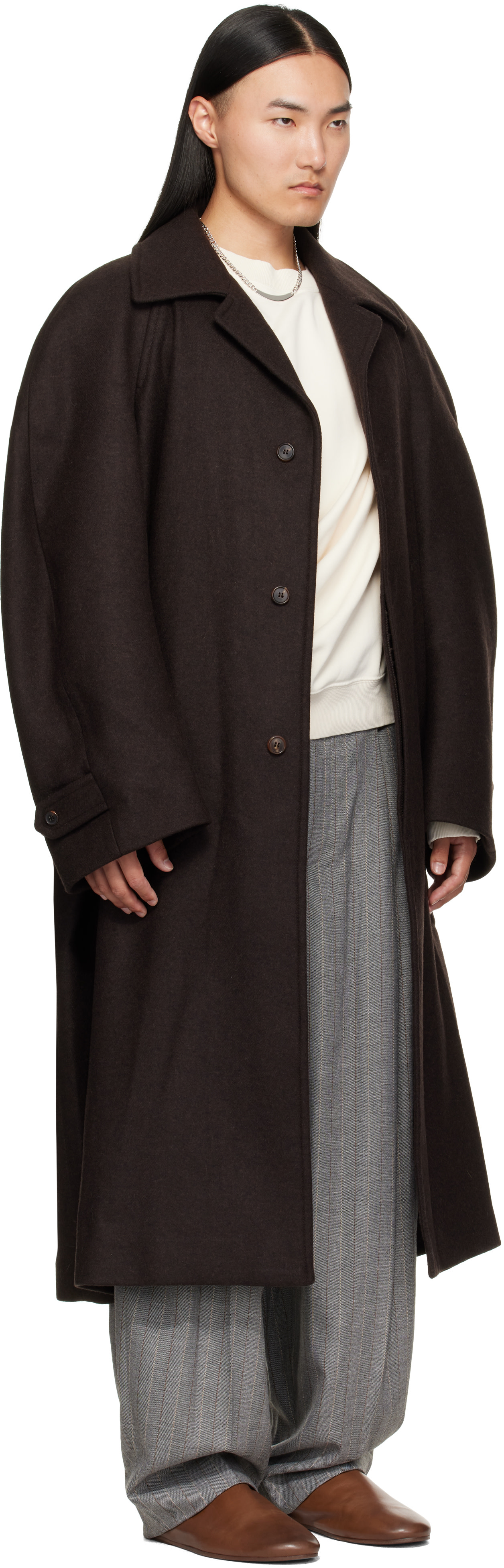 Hed Mayner - Brown Twill Coat