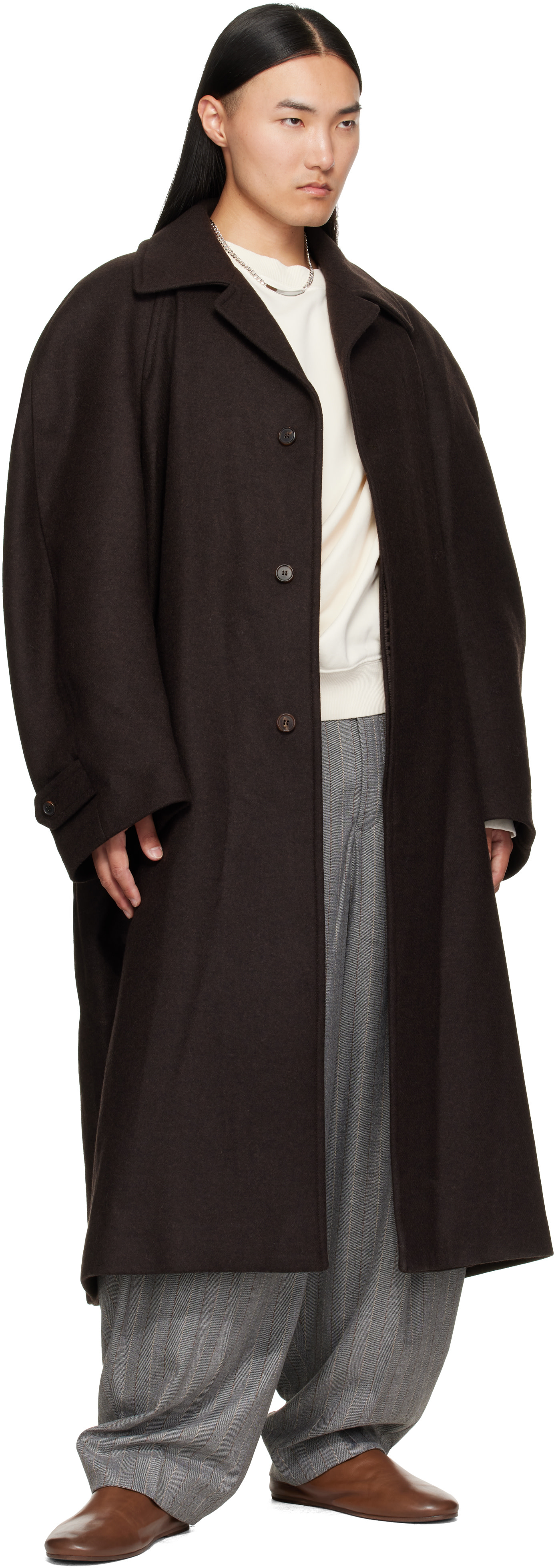 Hed Mayner - Brown Twill Coat