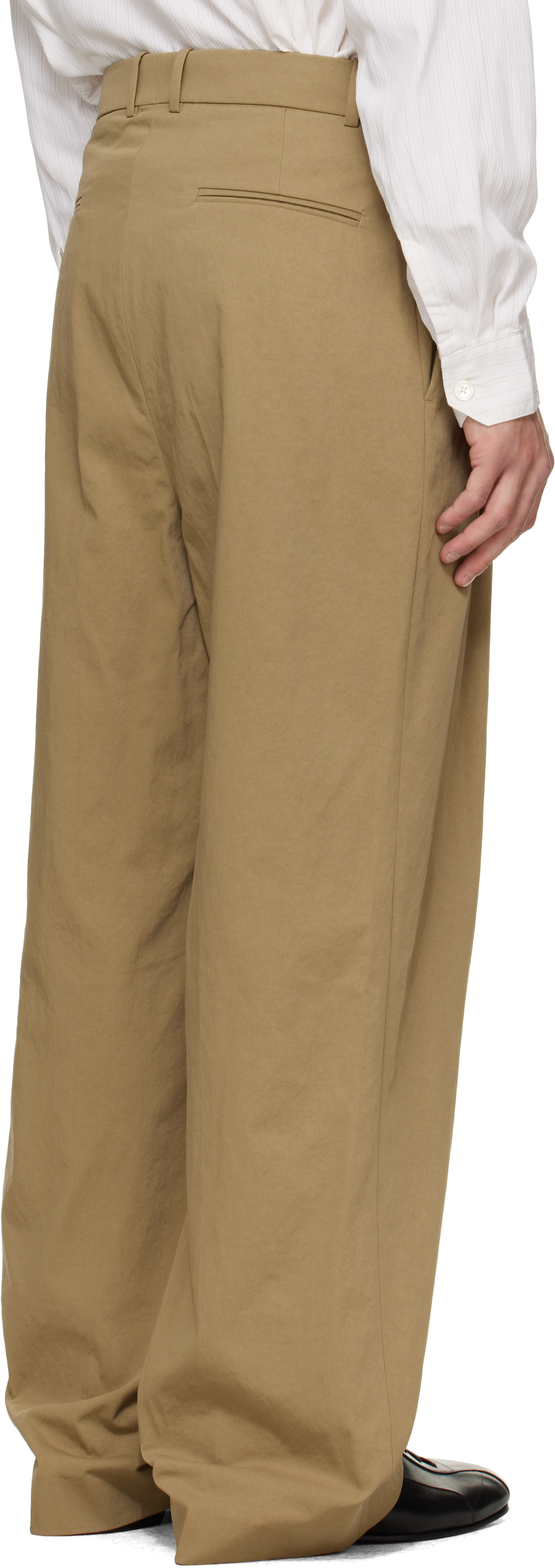 Hed Mayner - Khaki Twill Trousers