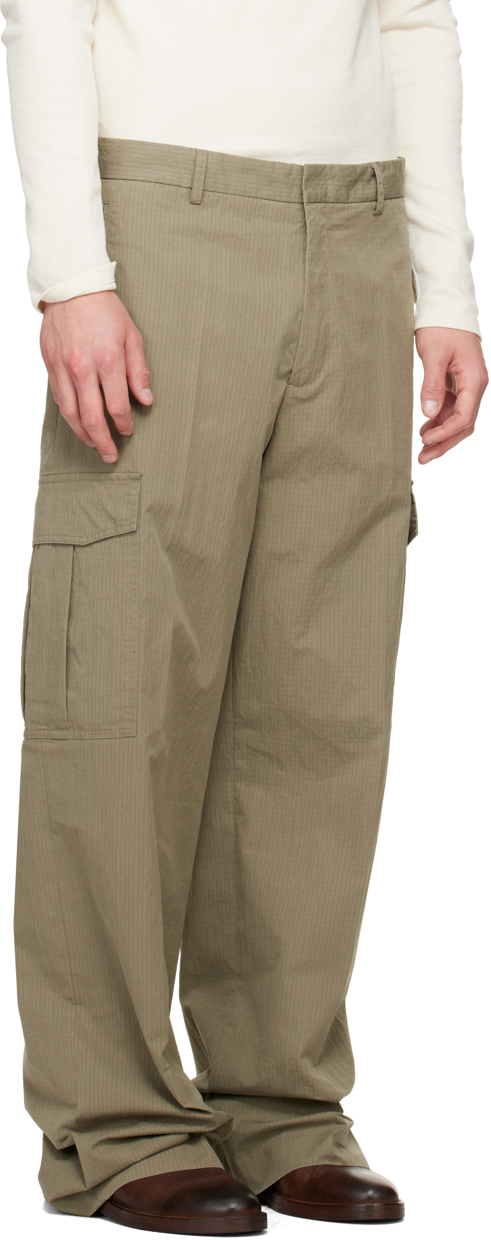 Second/Layer - Khaki Ripstop Cargo Pants