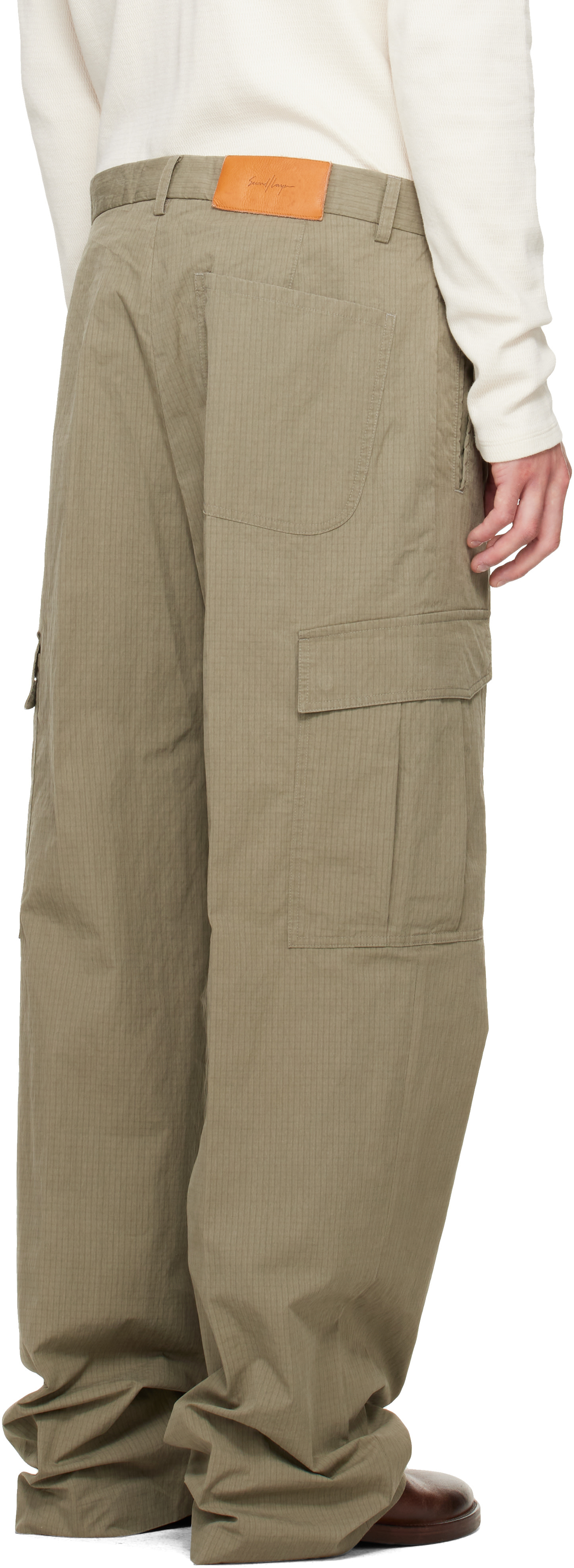 Second/Layer - Khaki Ripstop Cargo Pants