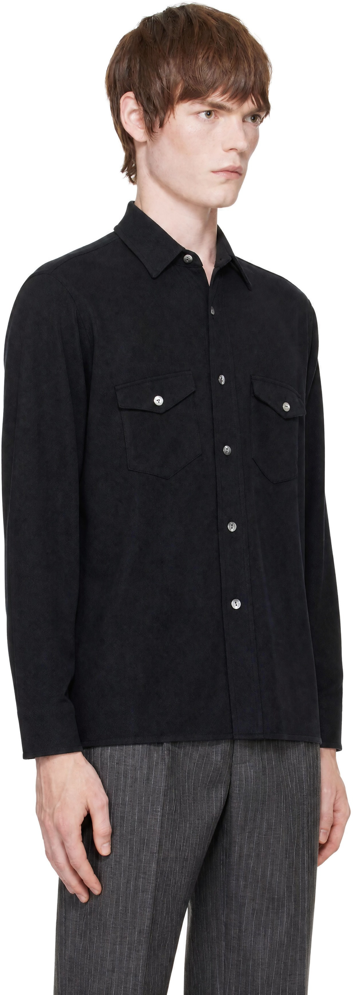Second/Layer - Black Field Shirt