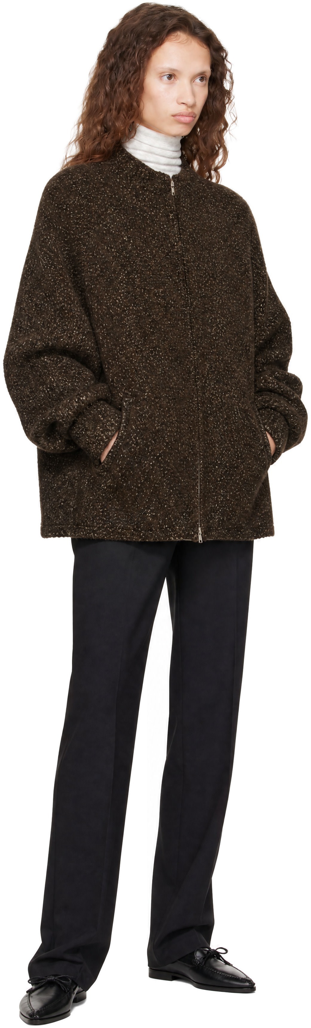 Cordera - Brown Speckled Zip Jacket