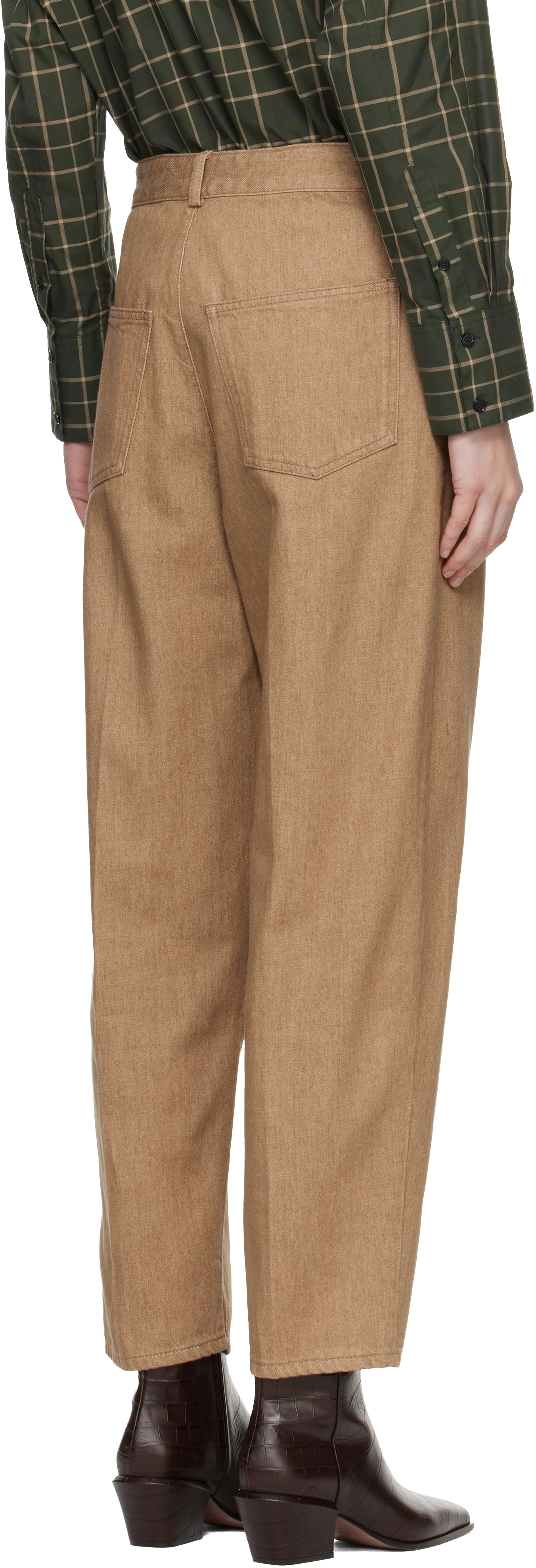 CORDERA - Jean carotte beige