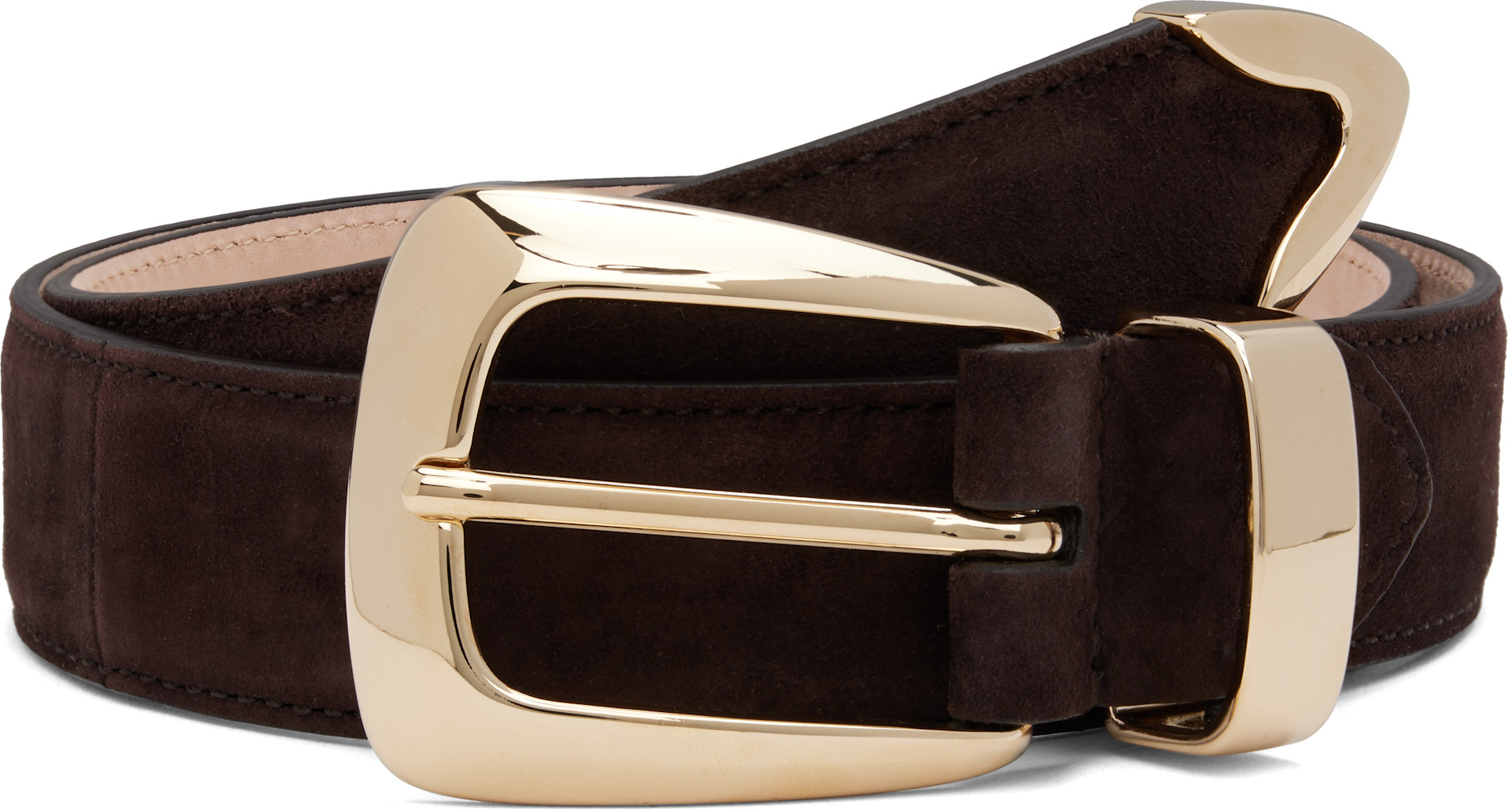 KHAITE - Ceinture Benny brune