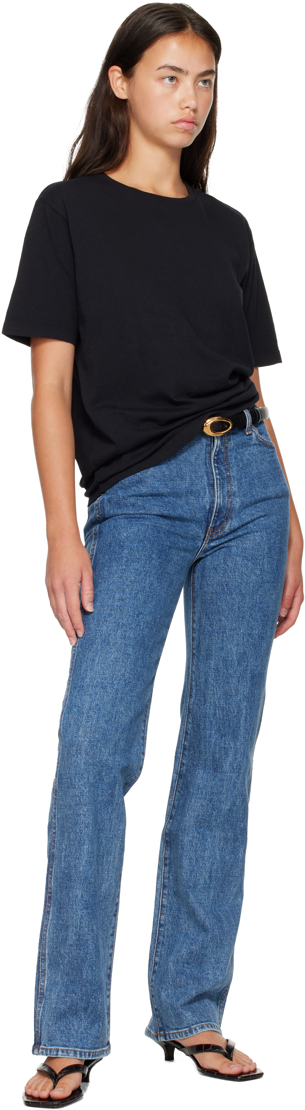 KHAITE - Ceinture Olivia noire