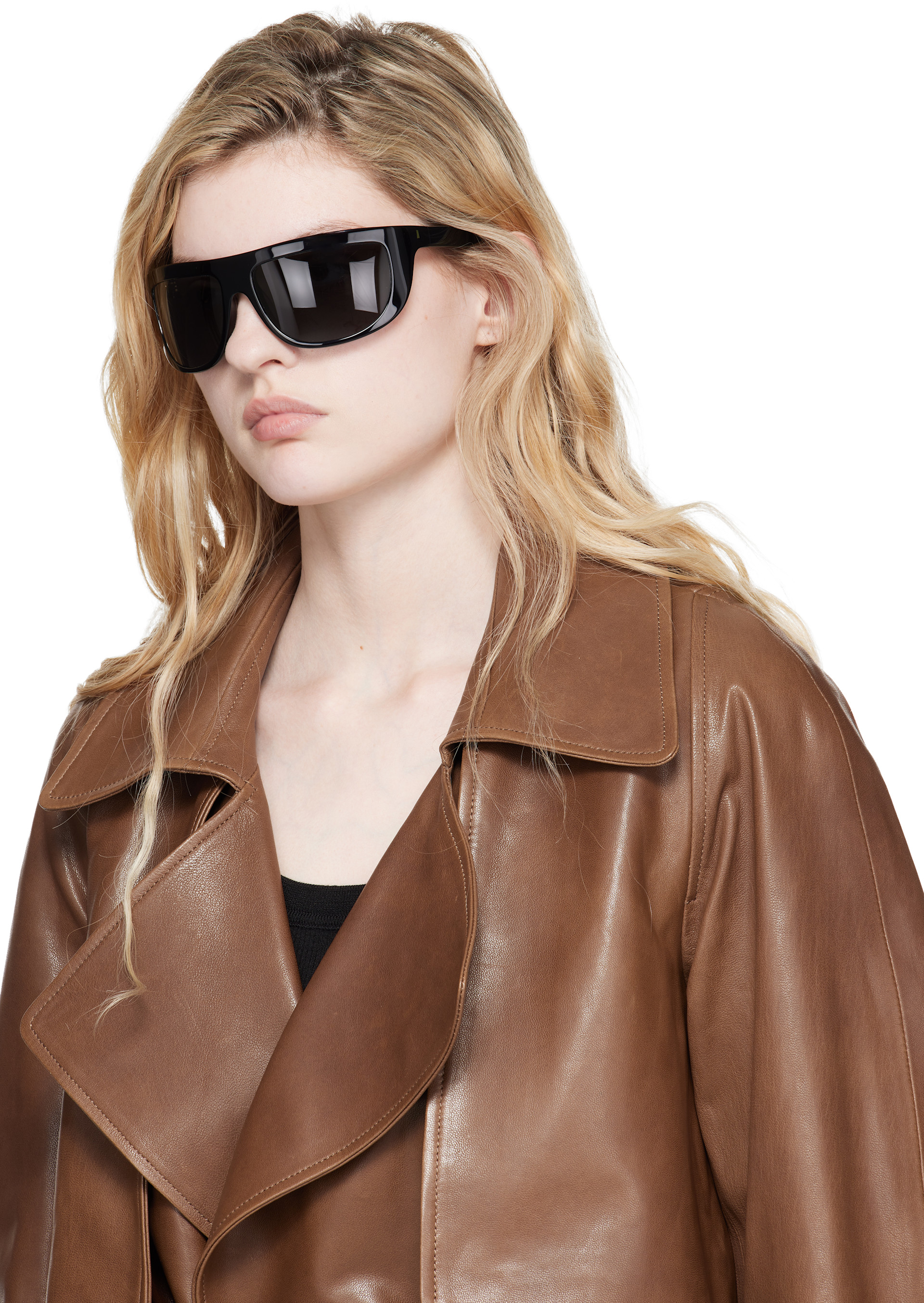 カナデル KHAITE: Black Oliver Peoples Edition 1974C Sunglasses | SSENSE