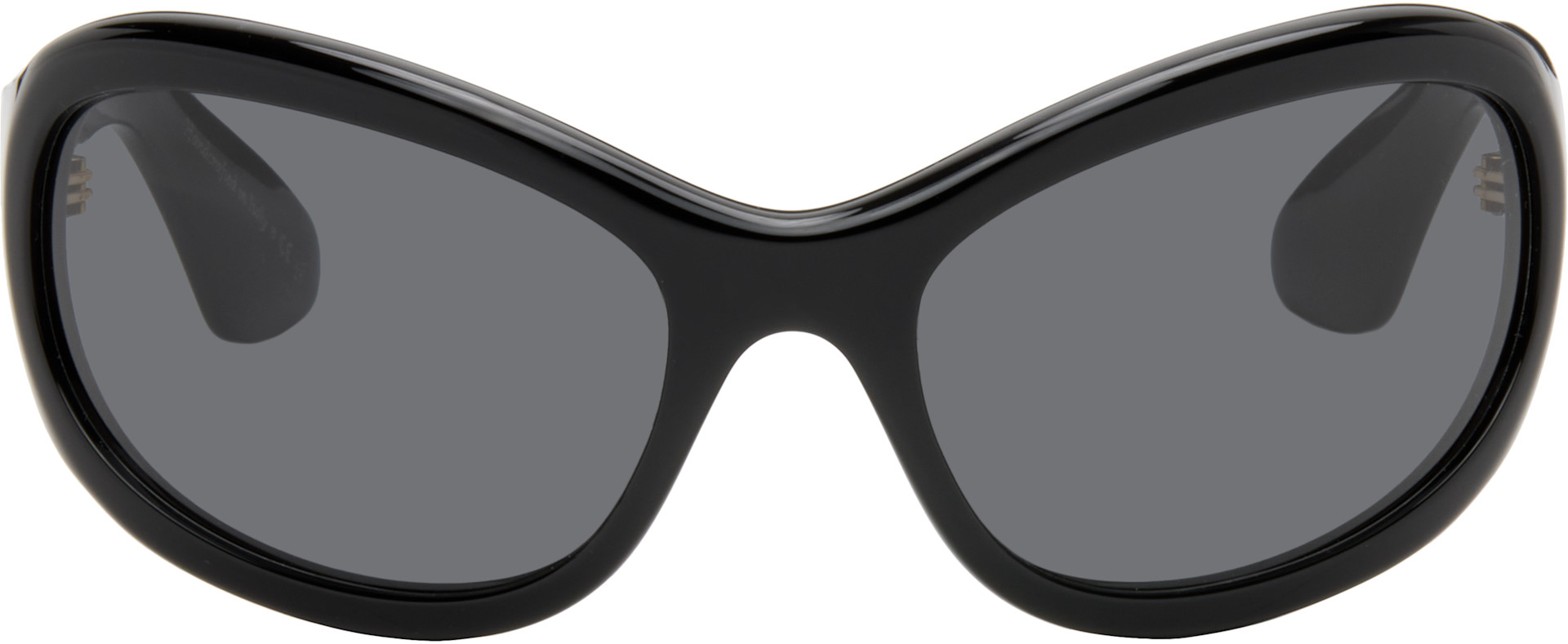 KHAITE: Black Oliver Peoples Edition 1967C Sunglasses | SSENSE